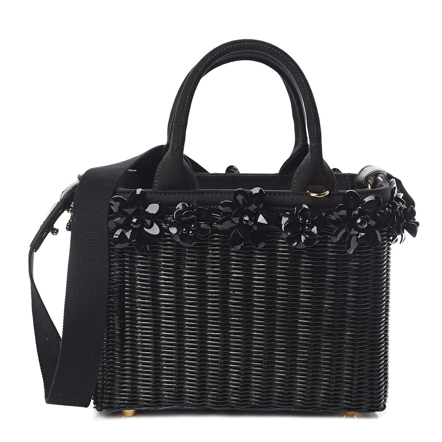 rattan bag prada