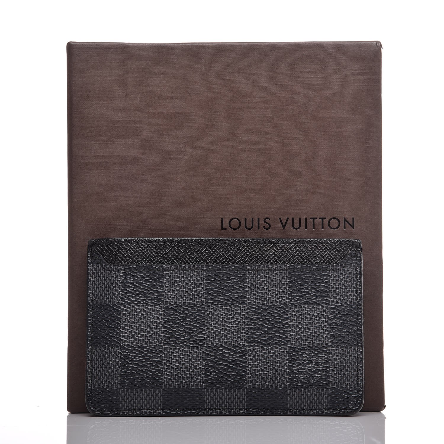 Neo Porte Cartes Damier Graphite Canvas - Wallets and Small