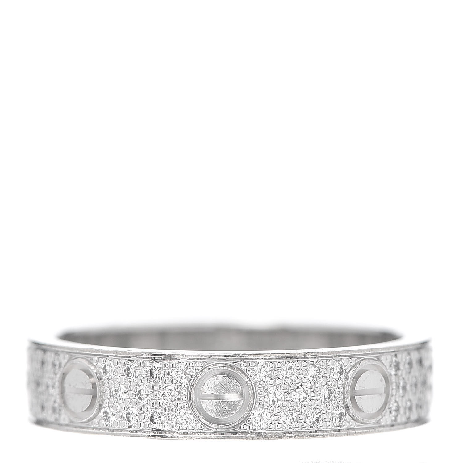 cartier love wedding band diamond paved