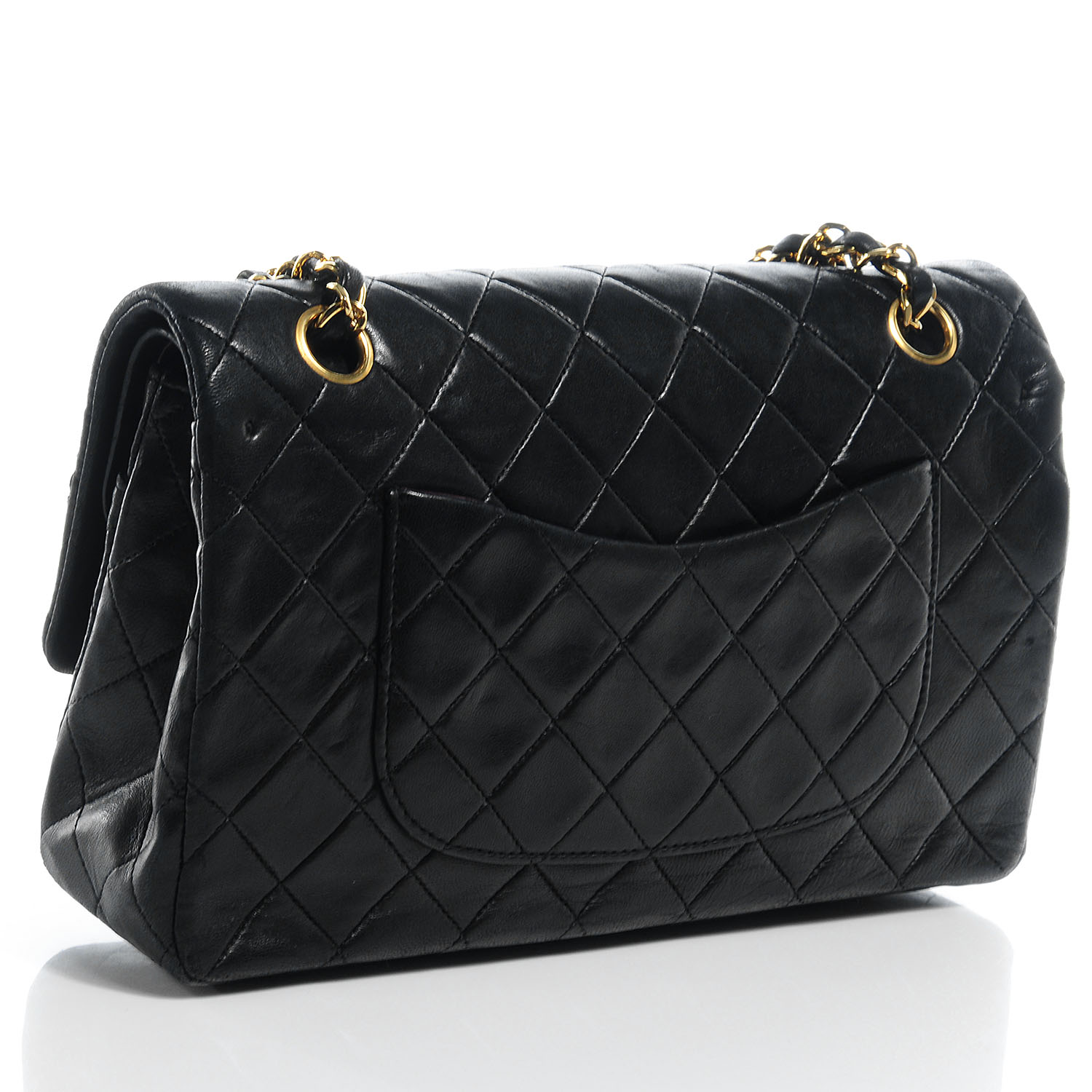 chanel medium double flap lambskin
