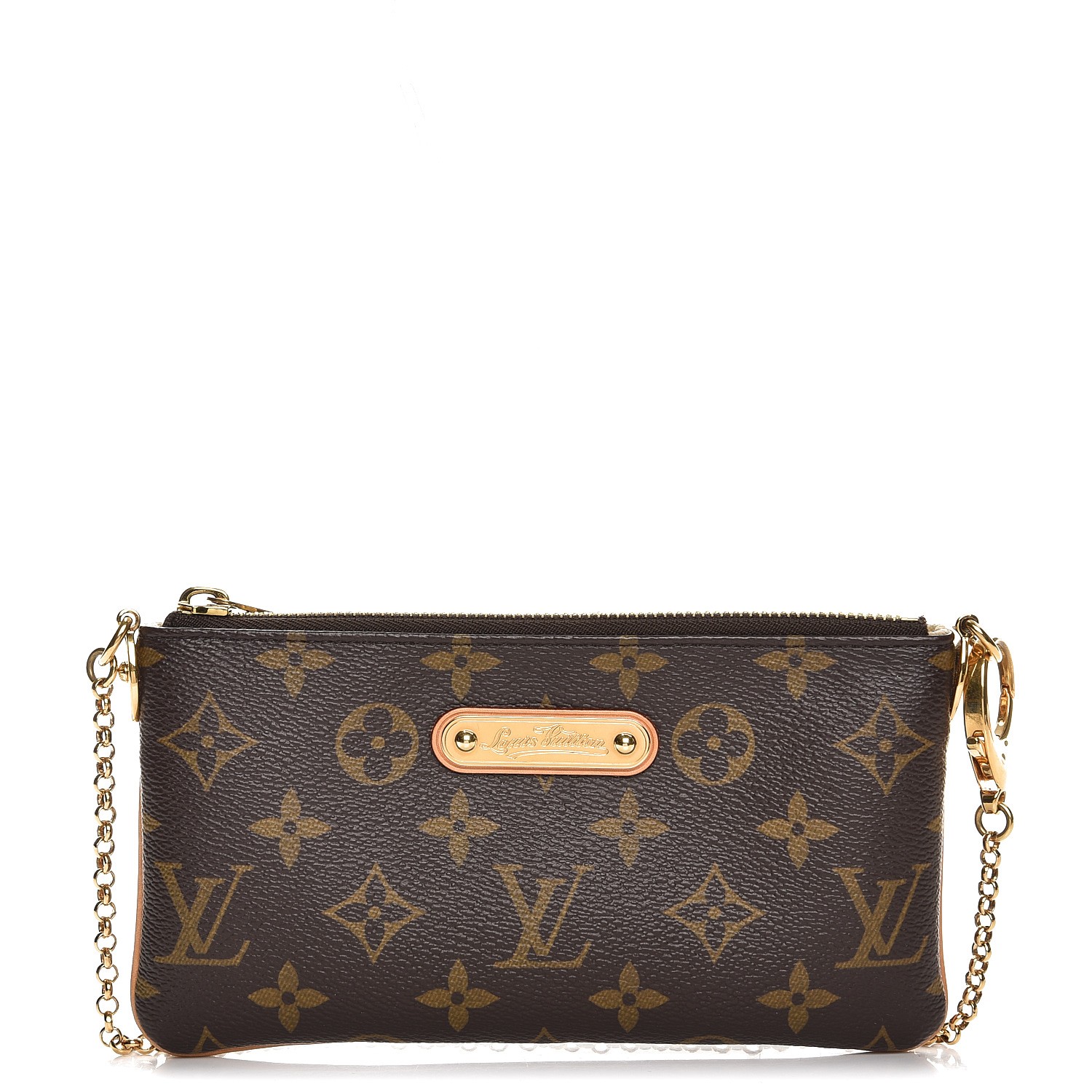 Louis Vuitton Pochette Voyage Steamer Leather and Monogram Canvas at 1stDibs