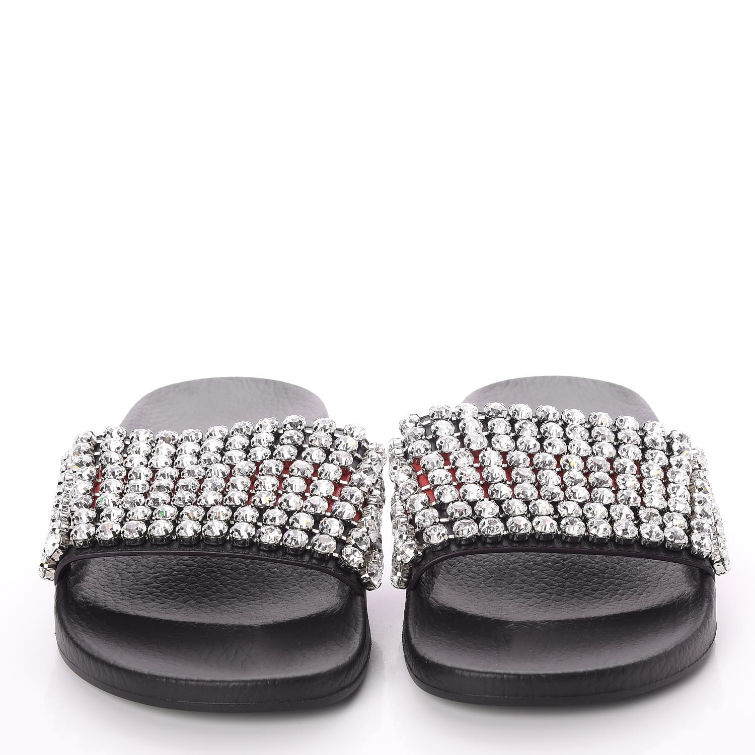 rhinestone gucci slides