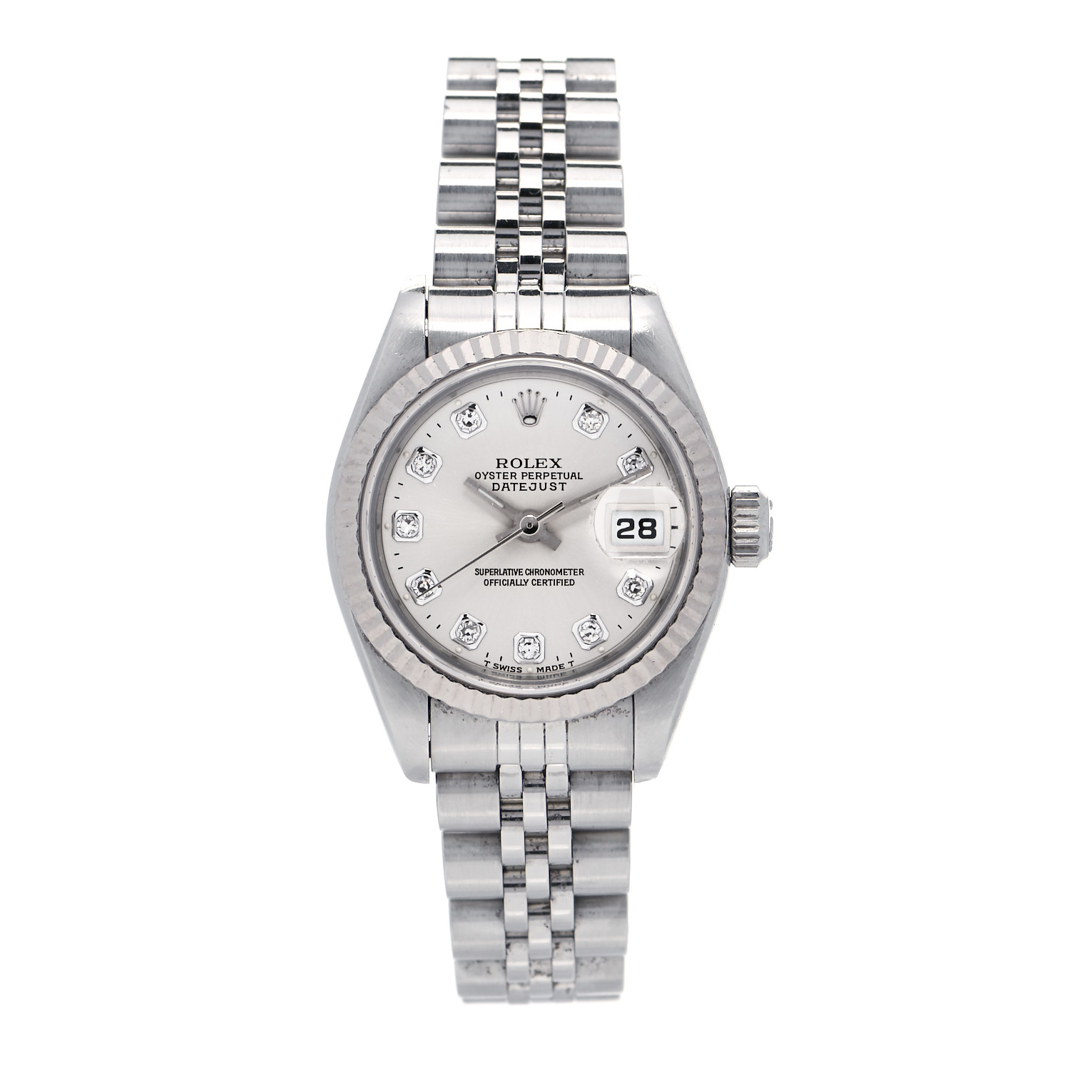 rolex oyster perpetual datejust superlative chronometer officially certified stainless steel