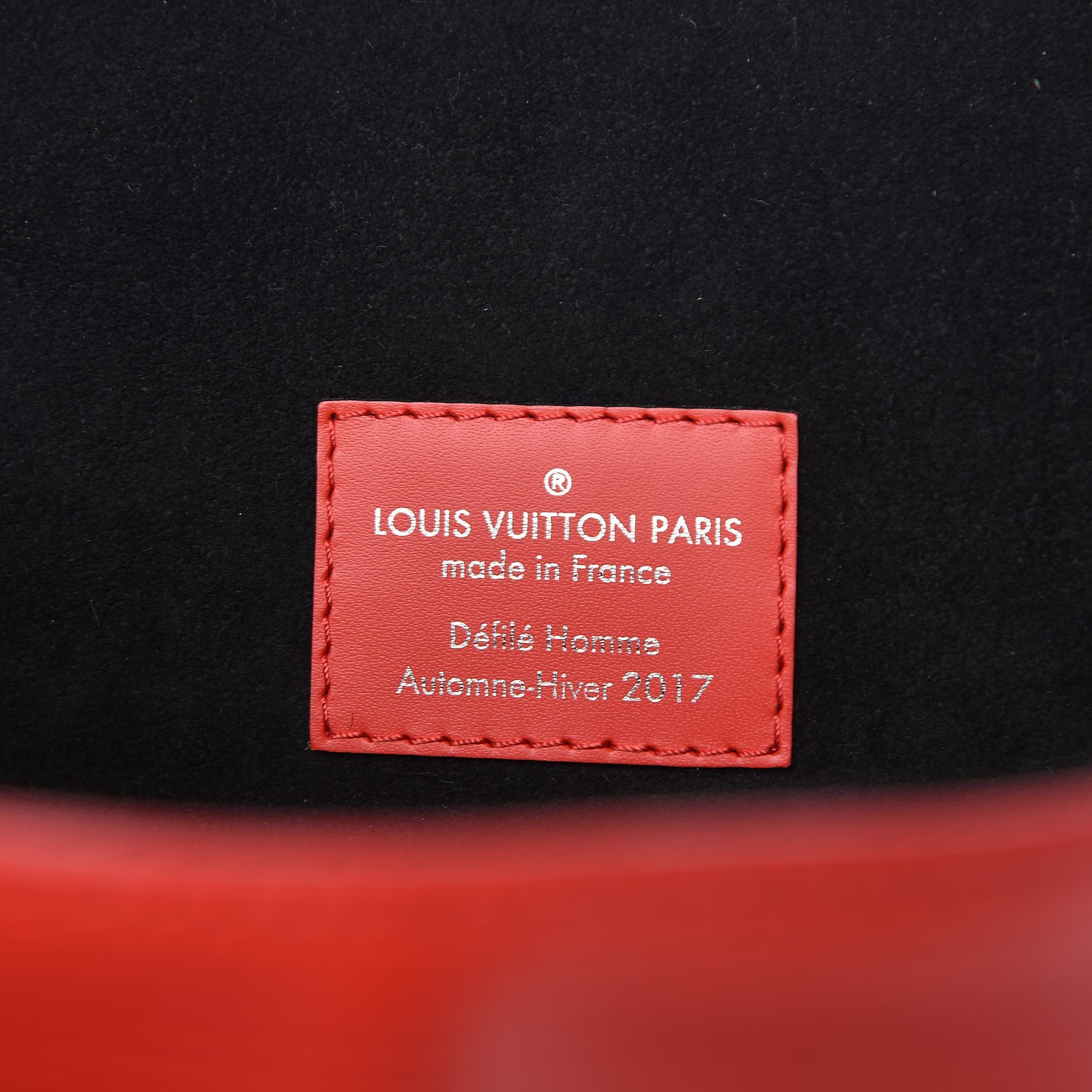 supreme bag tag