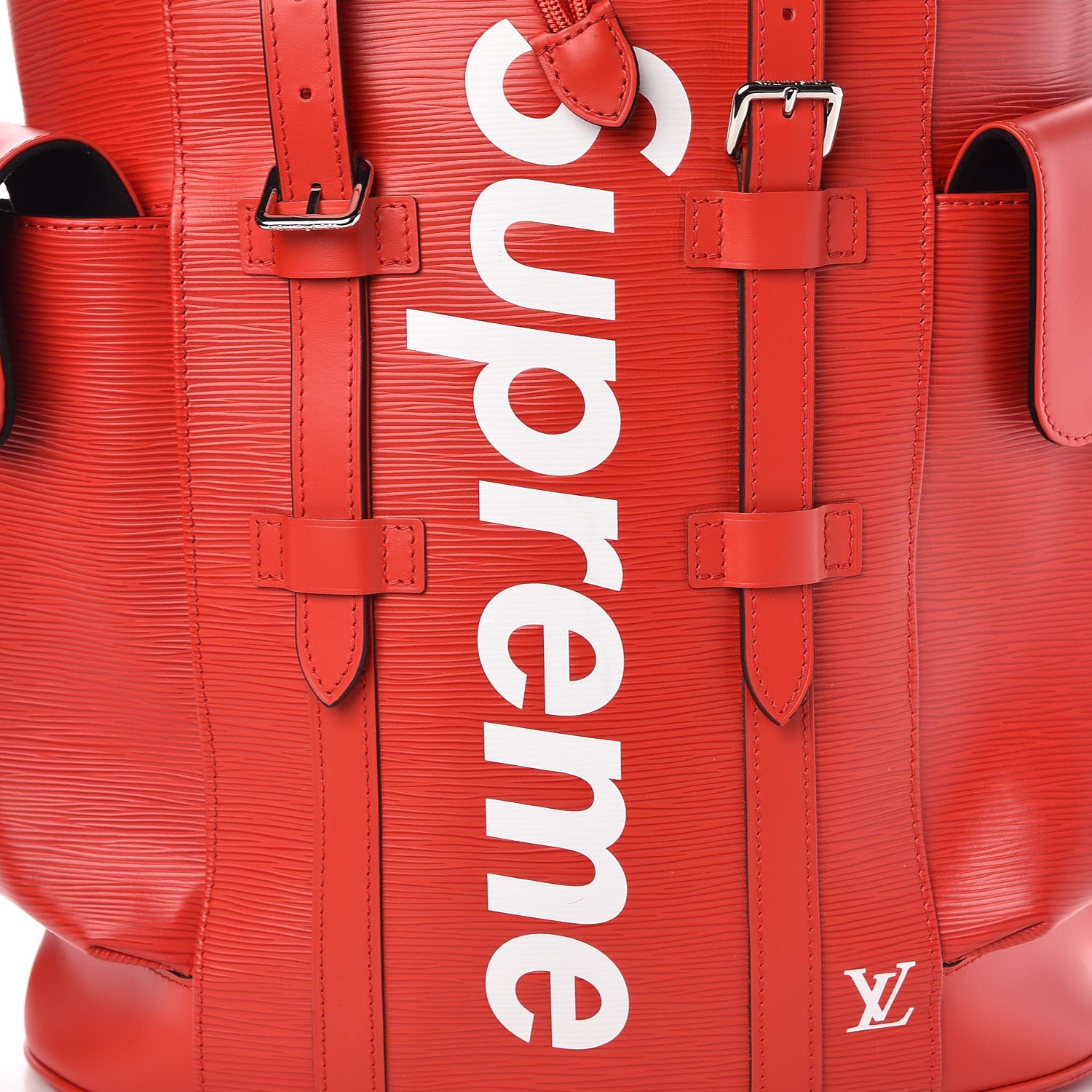 supreme lv red backpack