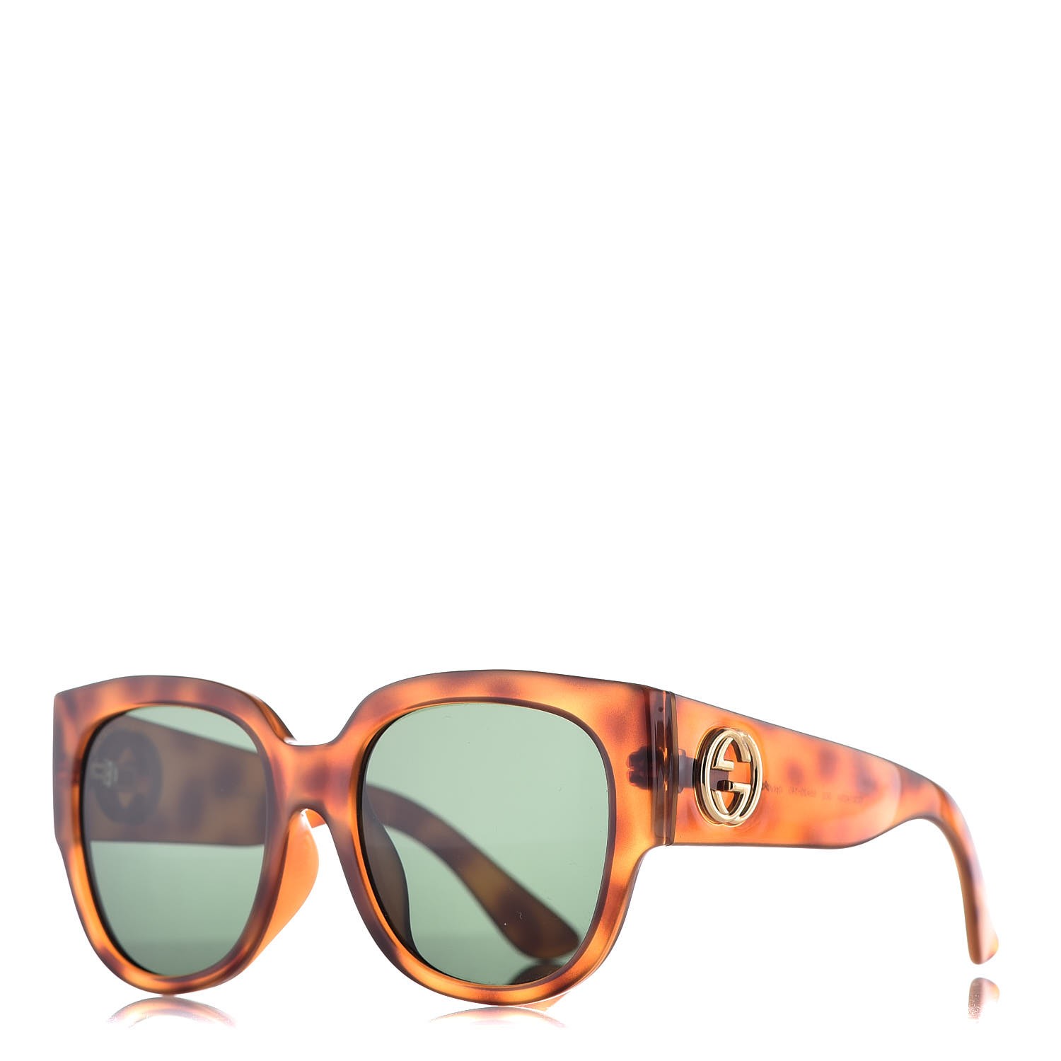 gucci square tortoise sunglasses