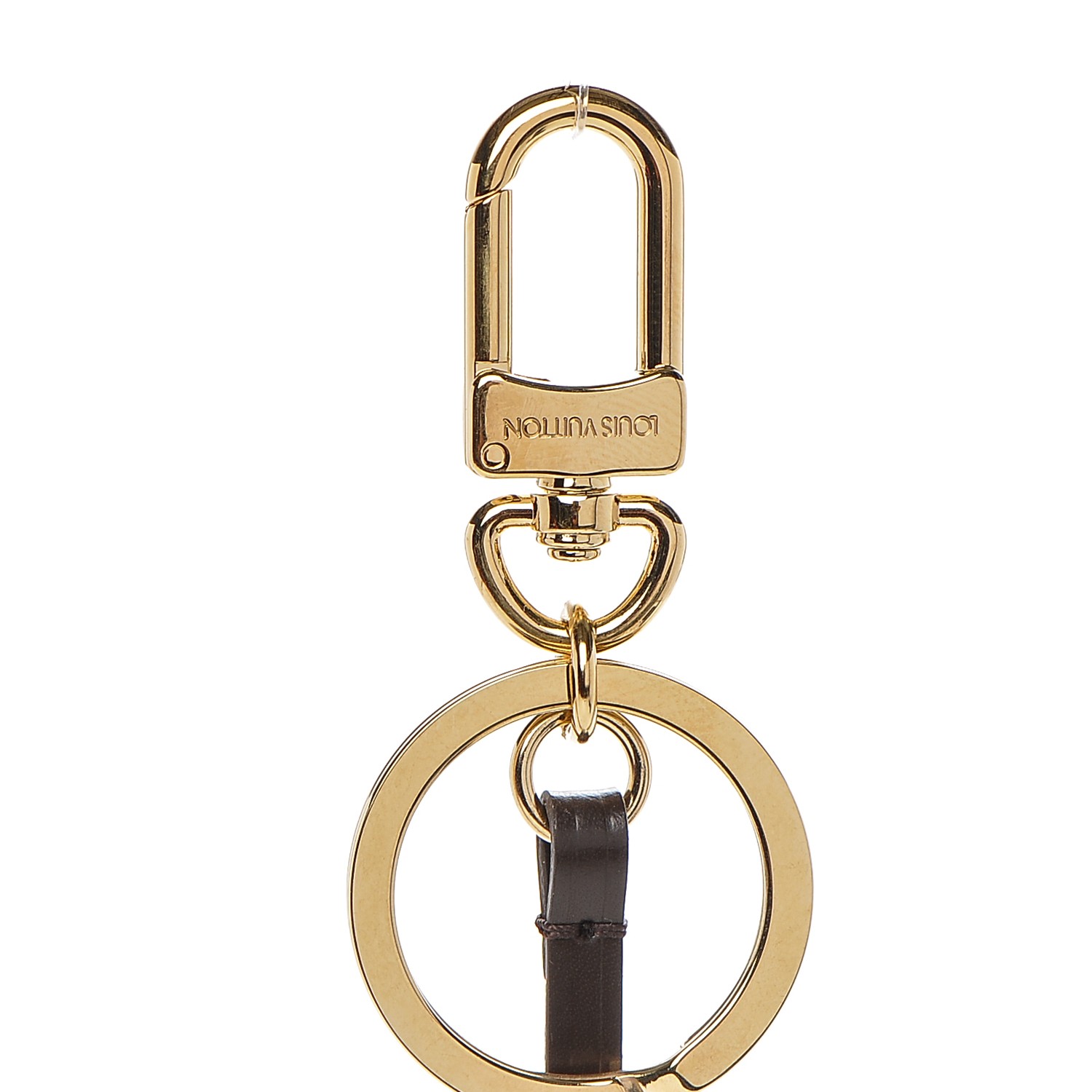 LOUIS VUITTON Ebene Delightful Key Ring Holder 185457