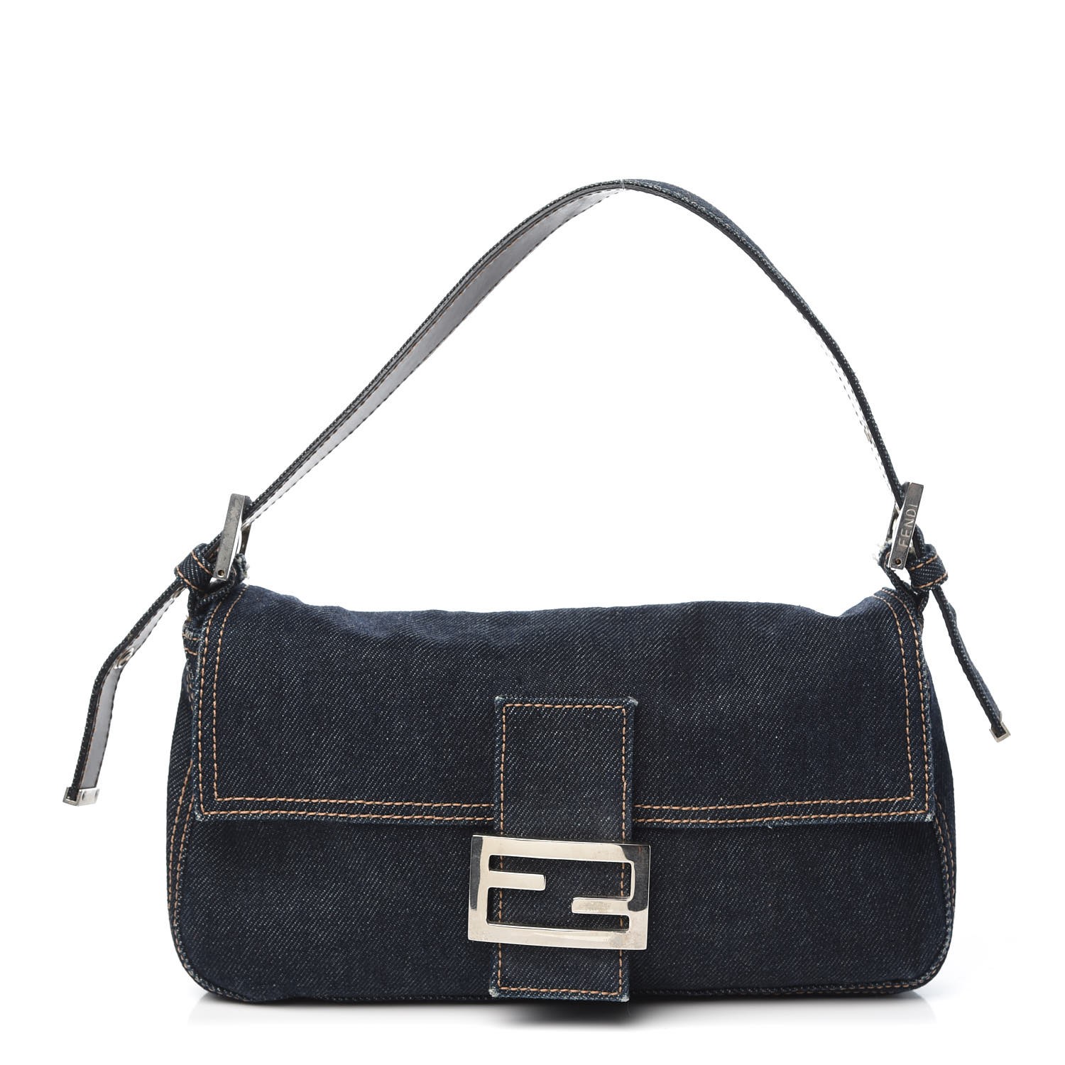 fendi denim baguette