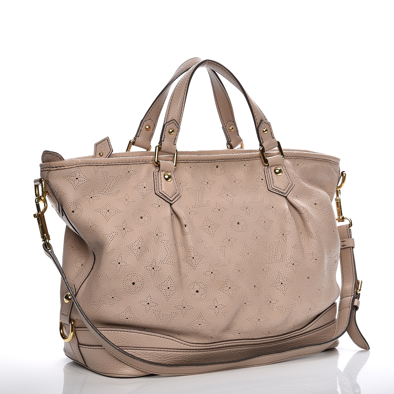 Louis Vuitton Sable Monogram Mahina Leather Stellar PM Bag