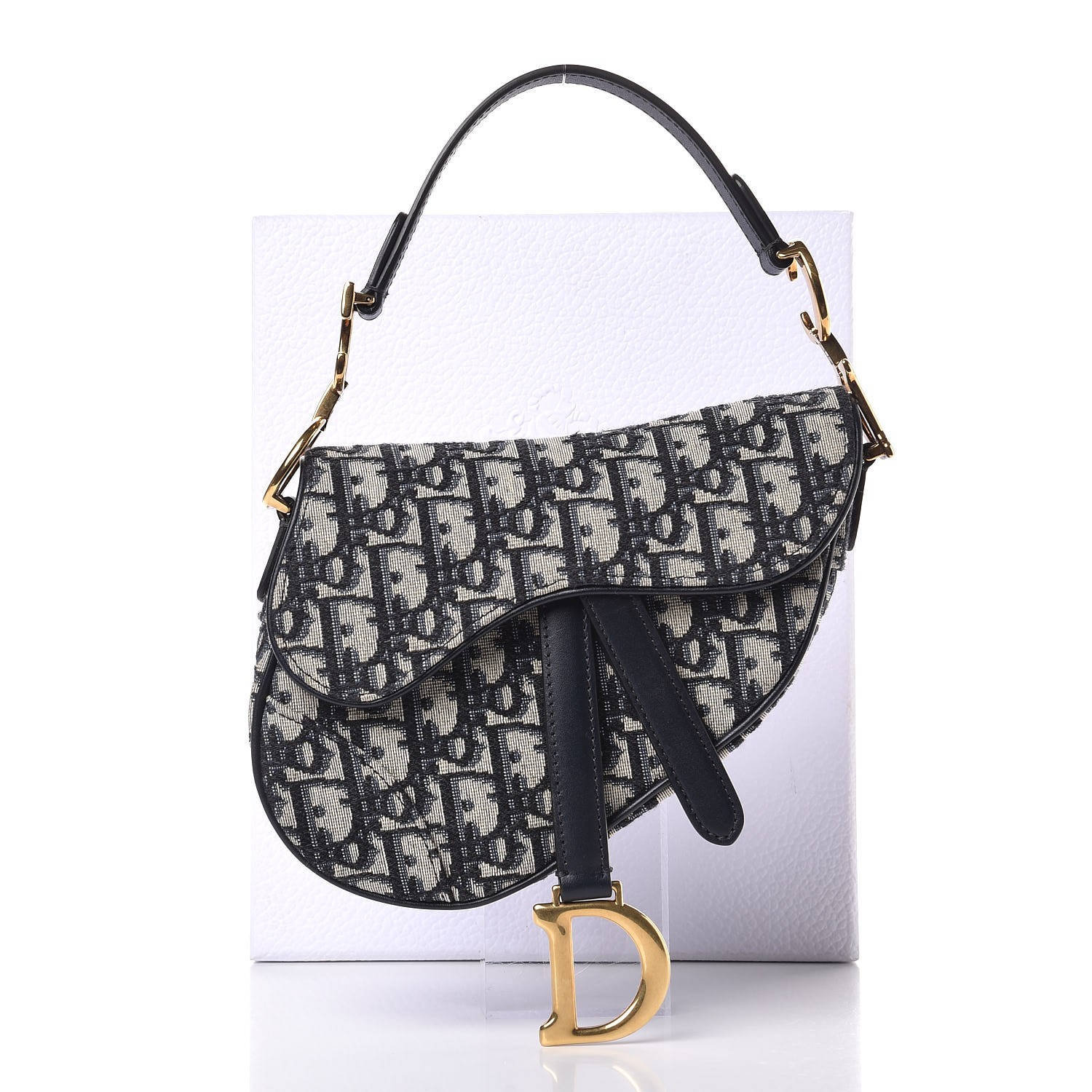mini dior oblique saddle bag