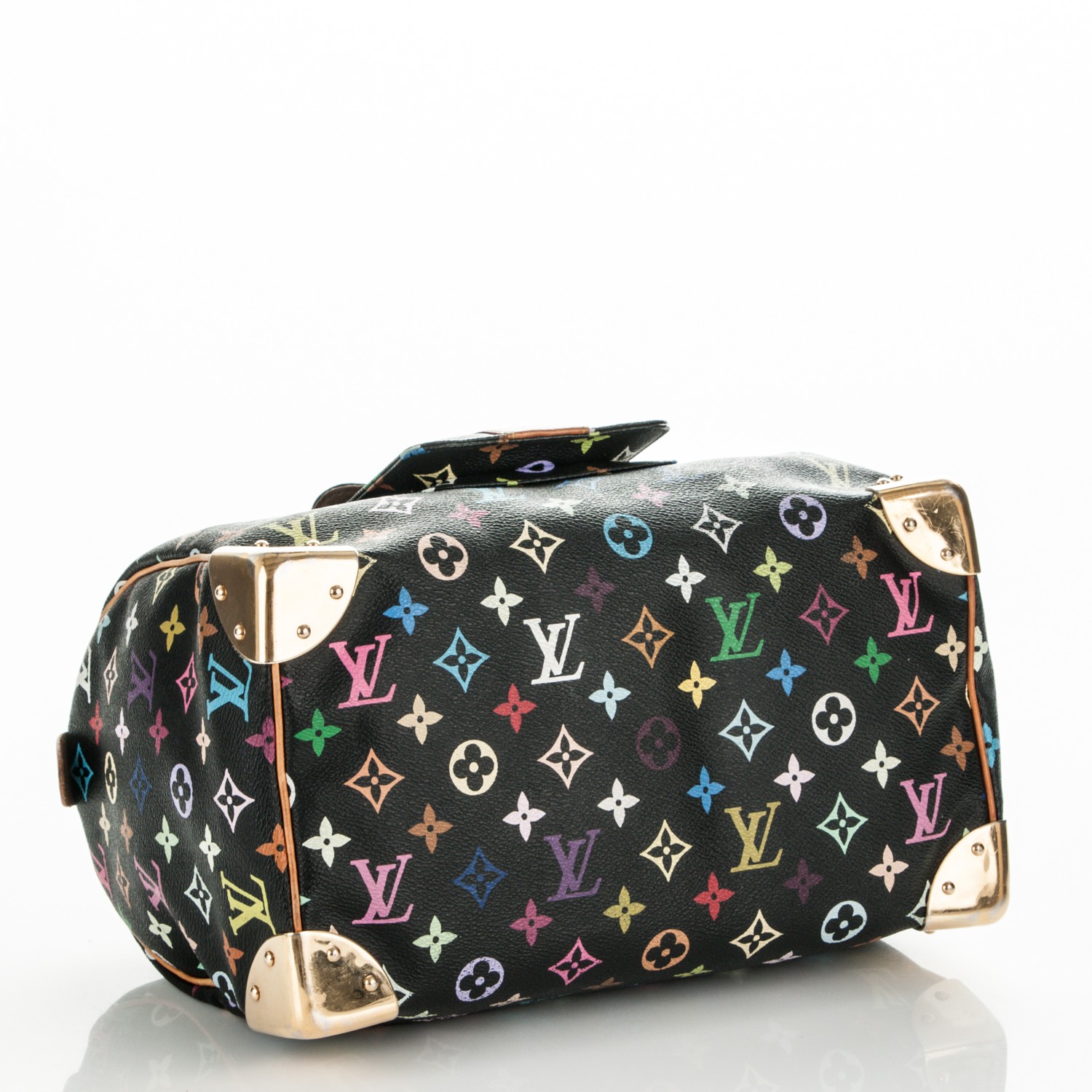 LOUIS VUITTON Multicolor Speedy 30 Black 181316