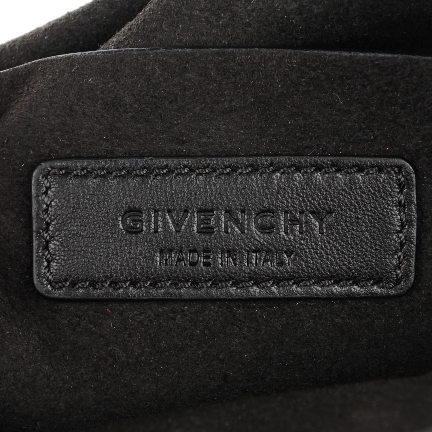 GIVENCHY Lambskin Rave Frame Tote Black 130222