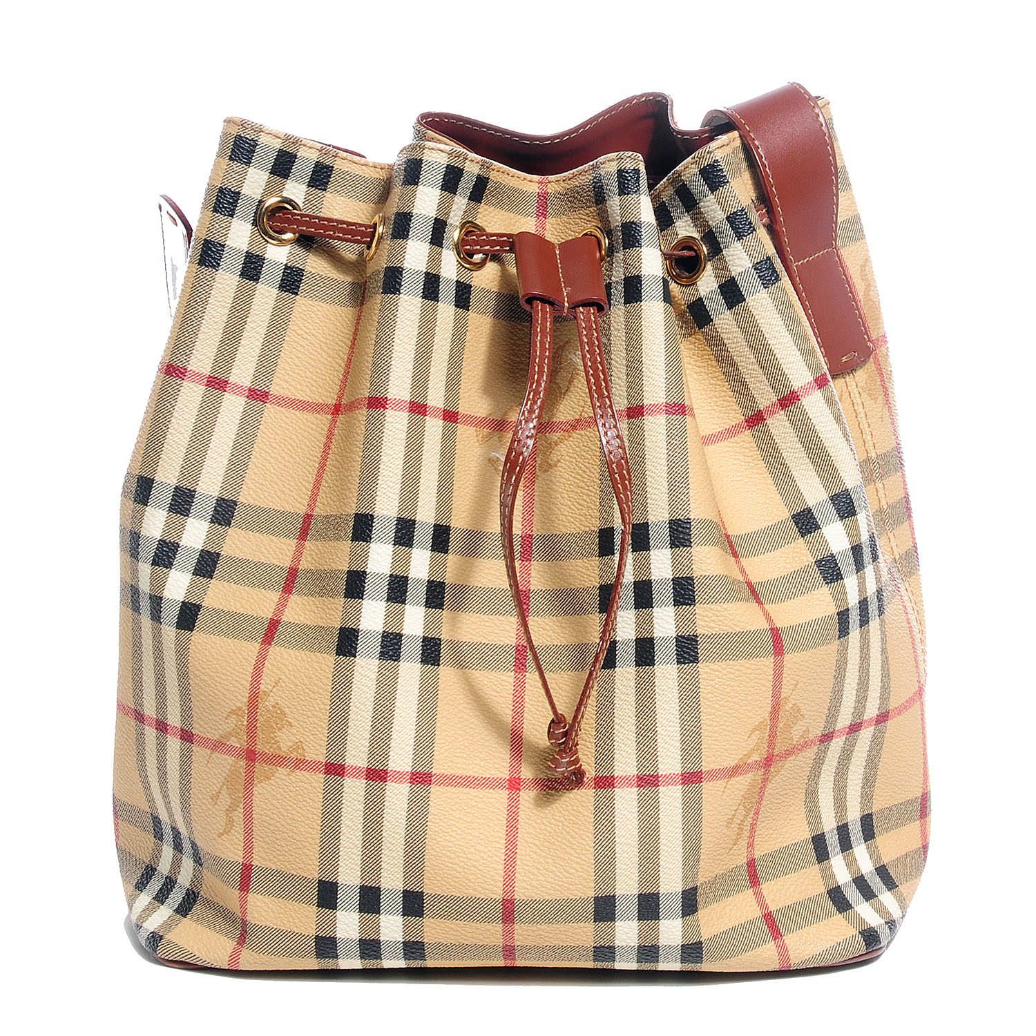 burberry drawstring bucket bag