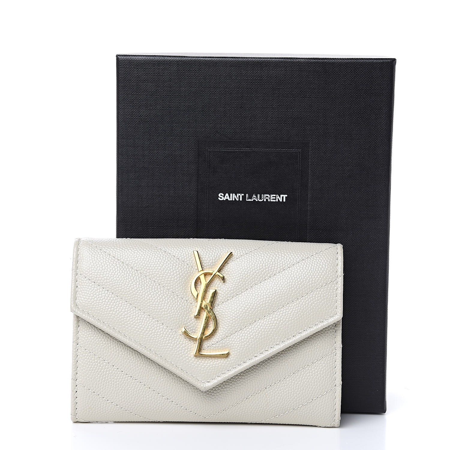 monogramme small grain de poudre ysl envelope wallet