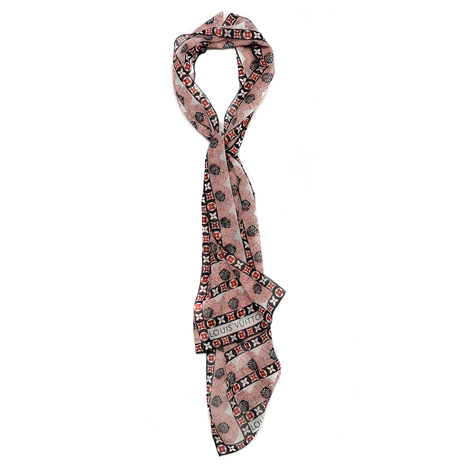 Louis Vuitton Silk Scarf Designed By S. Chia
