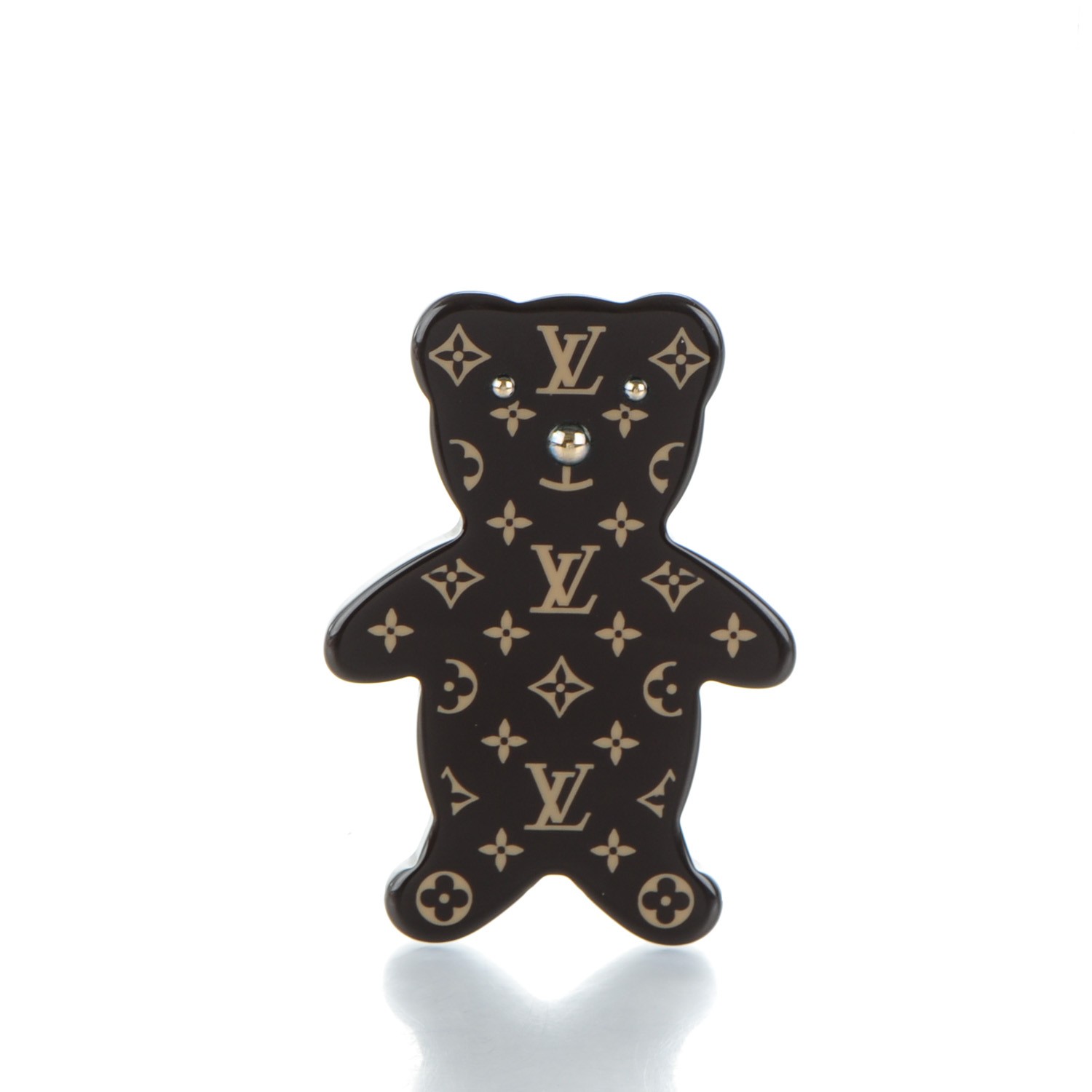 LOUIS VUITTON Teddy Bear Nonours Pin Brooch Set 163389