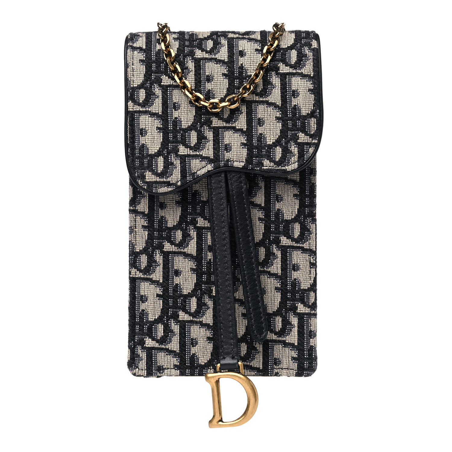 dior saddle oblique phone bolsa