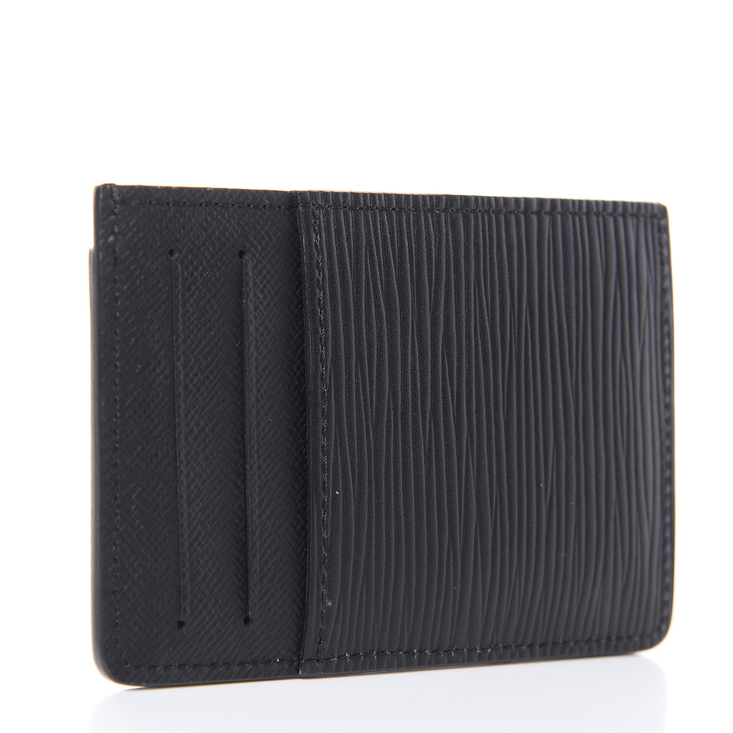 LOUIS VUITTON Epi Neo Porte-Cartes Card Holder Black 408198