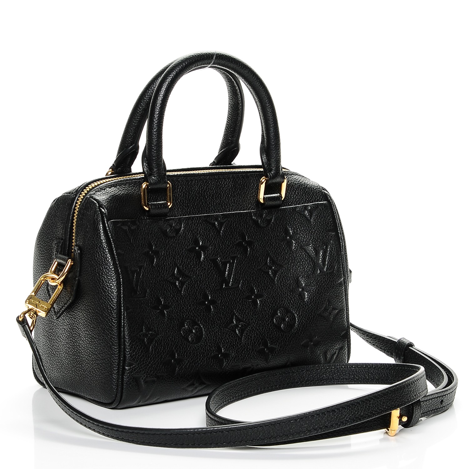 LOUIS VUITTON Empreinte Speedy Bandouliere 20 Black 194918