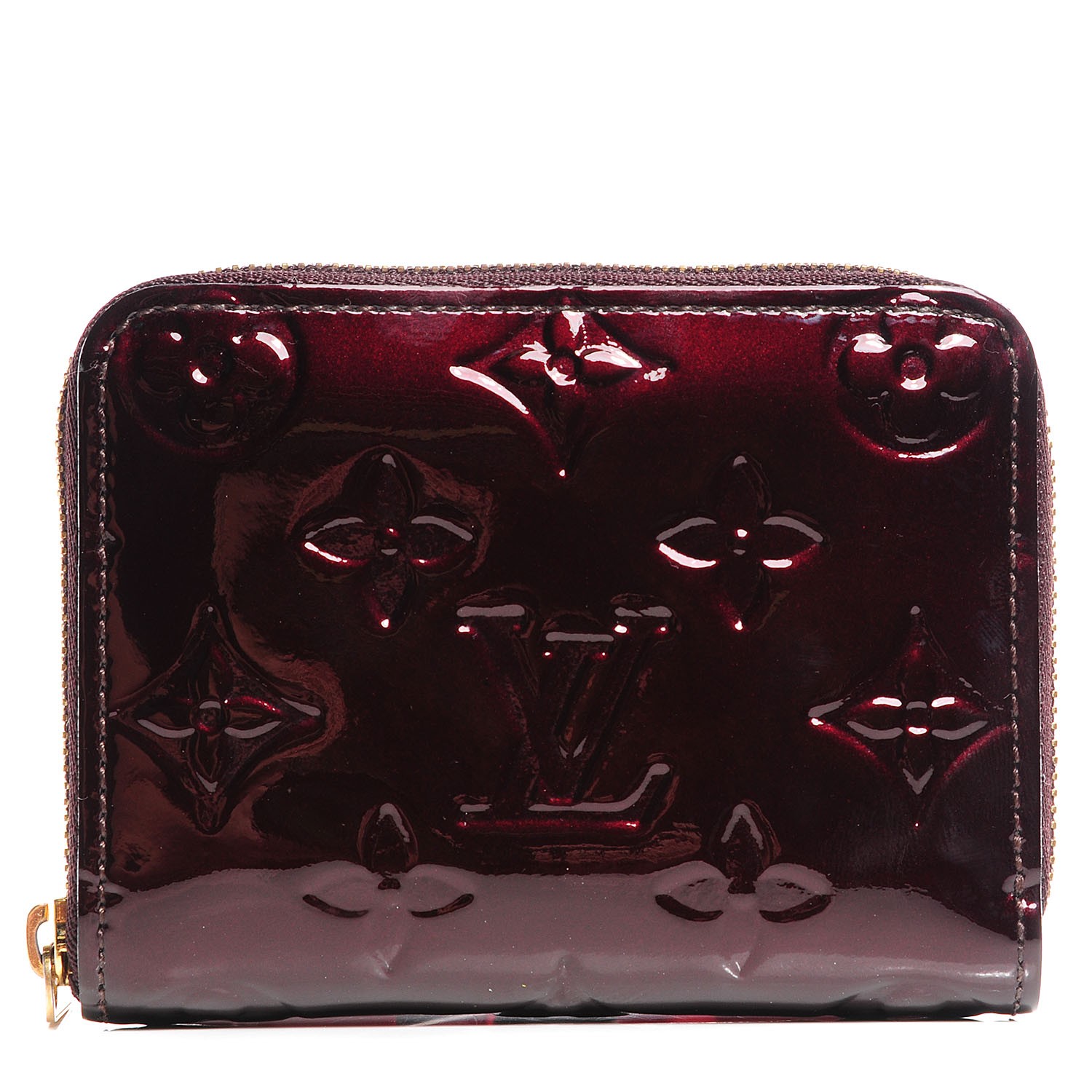 dække over Hvordan kamera LOUIS VUITTON Vernis Zippy Coin Purse Wallet Amarante 96179 | FASHIONPHILE