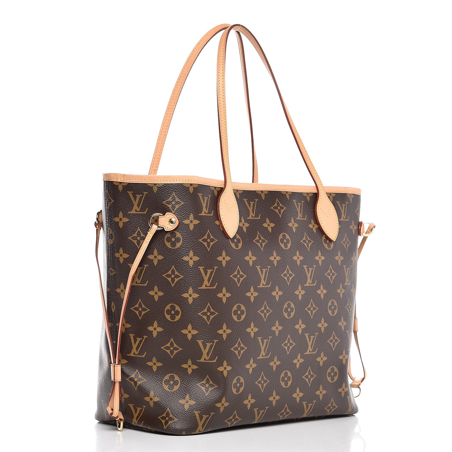 Louis Vuitton Neverfull Mm Rose Ballerine Monogram