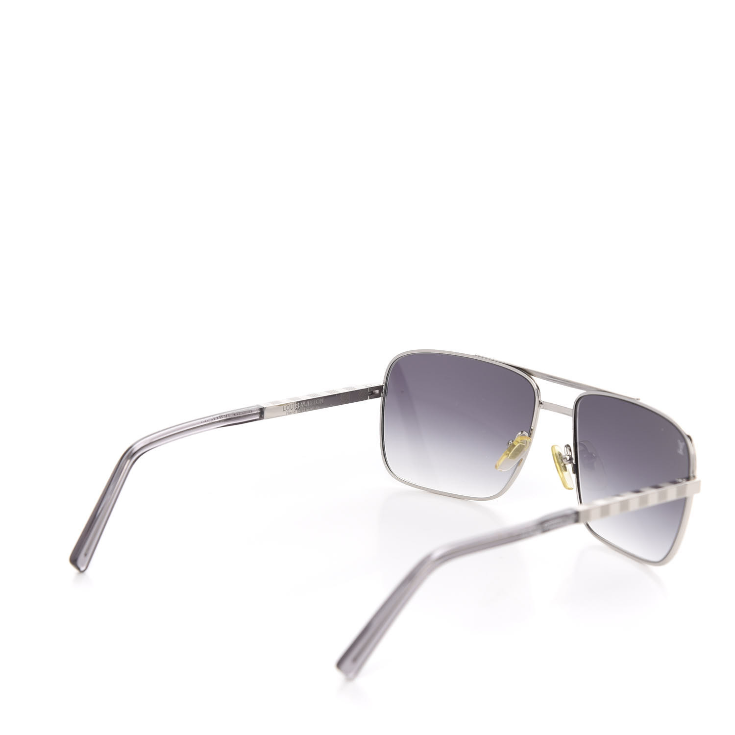 LOUIS VUITTON Attitude Sunglasses Z0260U Silver 579321 | FASHIONPHILE