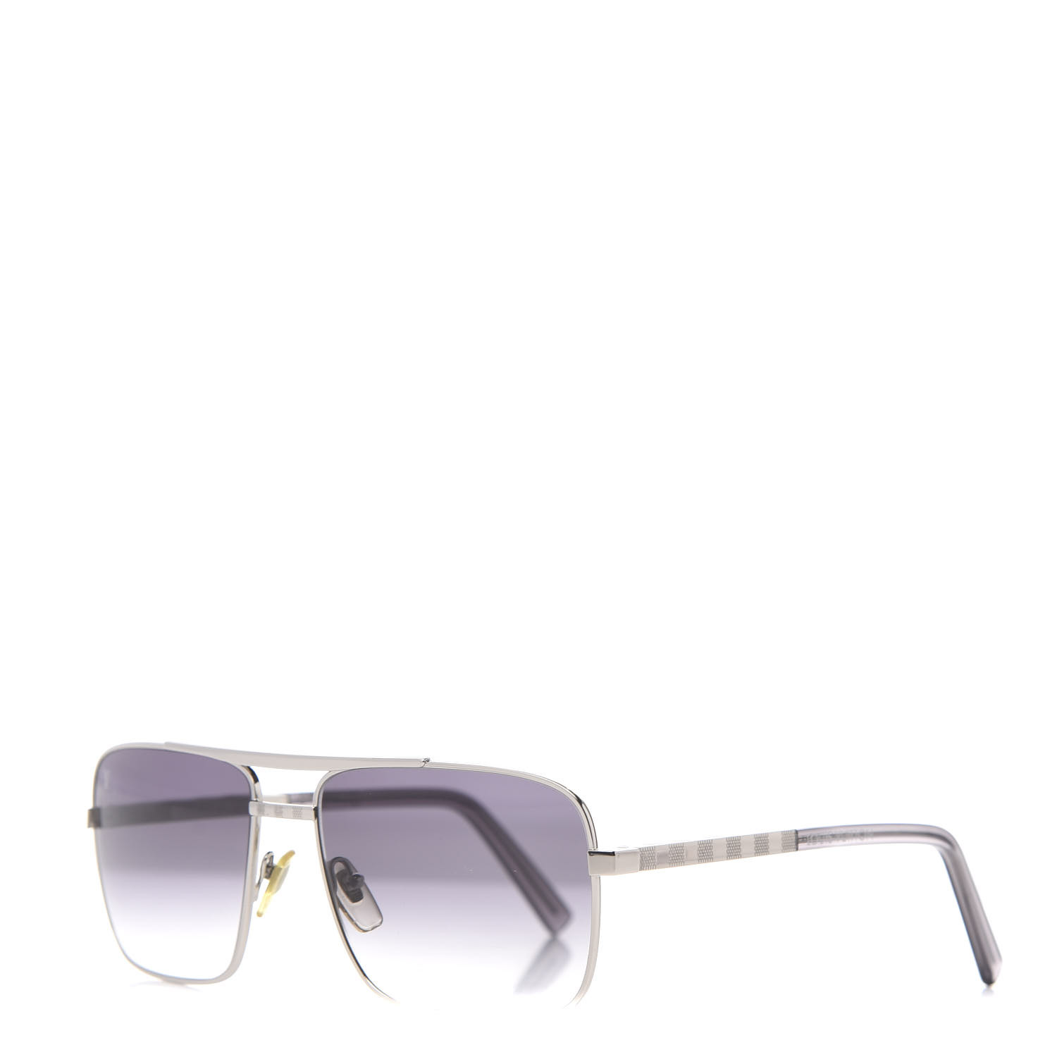 LOUIS VUITTON Attitude Sunglasses Z0260U Silver 579321 | FASHIONPHILE