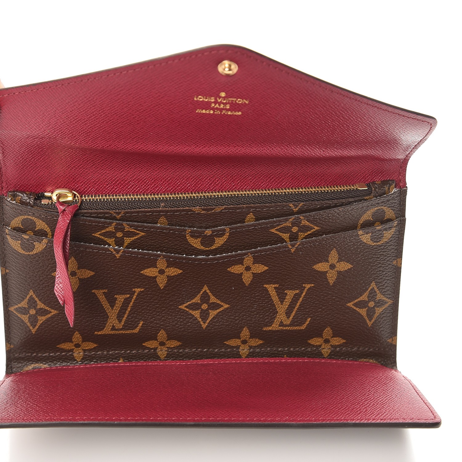 Louis Vuitton Monogram Josephine Wallet Fuchsia 346808