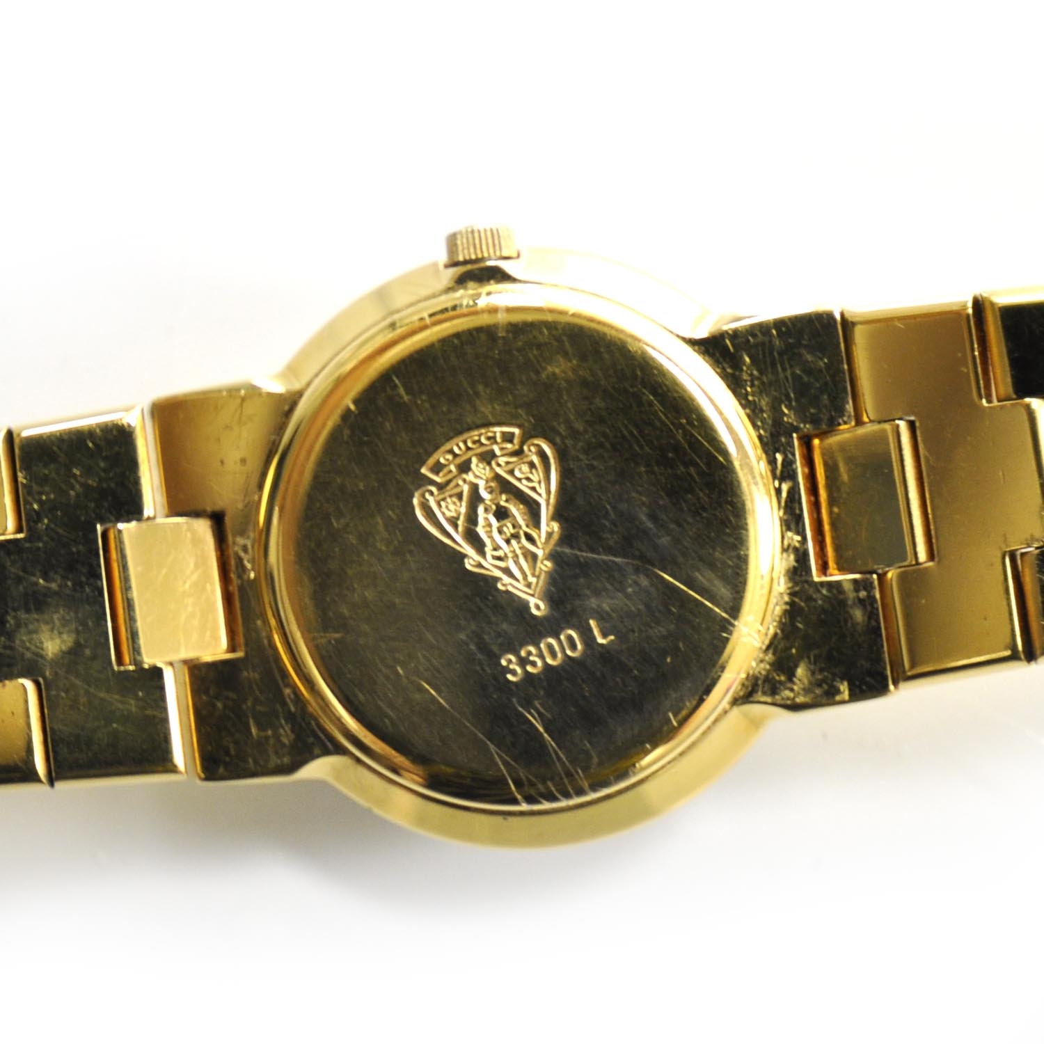 gucci digital watch gold