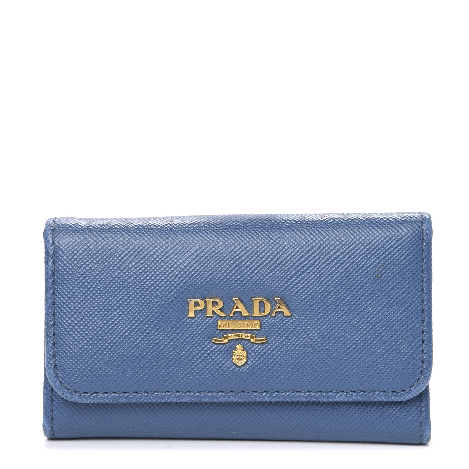 prada saffiano key holder