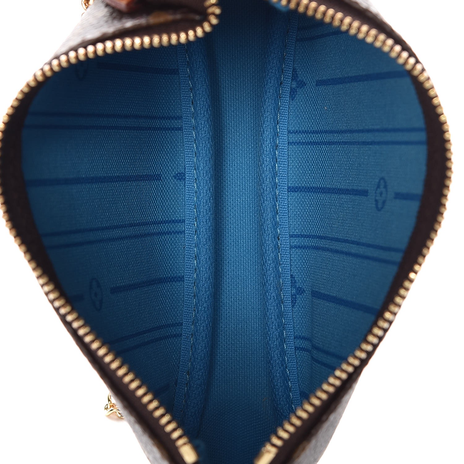 LOUIS VUITTON Monogram My LV Heritage Mini Pochette Accessories Bleu Marine Bleu Clair 335579