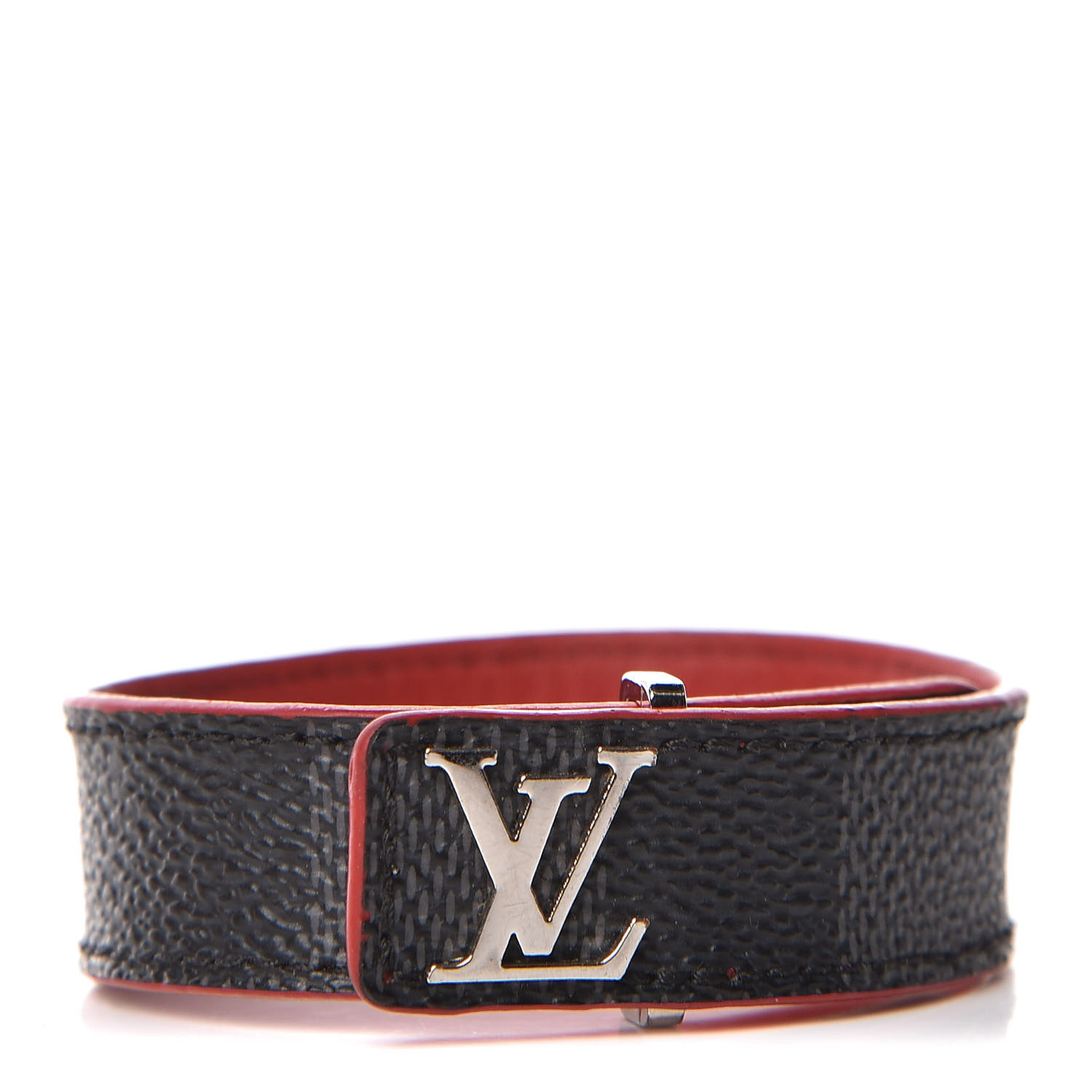 LOUIS VUITTON Damier Graphite LV Slim Bracelet 21 417925