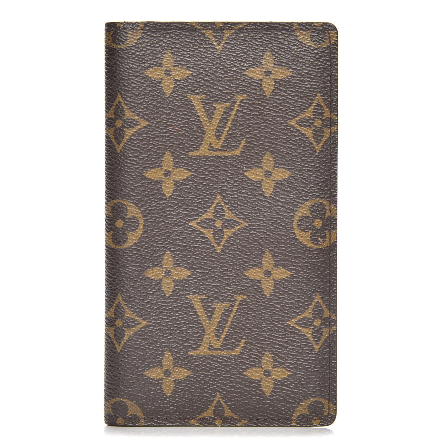 LOUIS VUITTON Monogram Checkbook Holder Wallet 215912