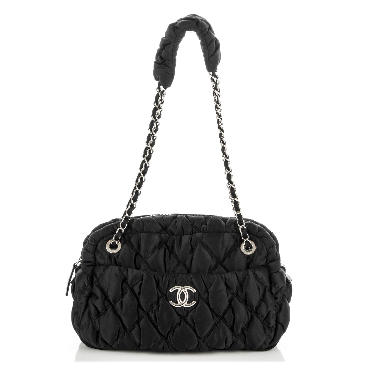 chanel bubble quilted bag