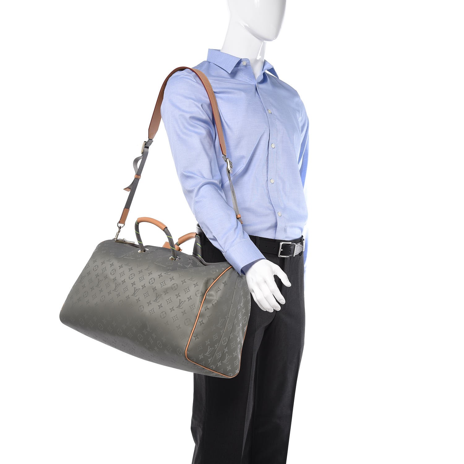 louis vuitton keepall 50 titanium