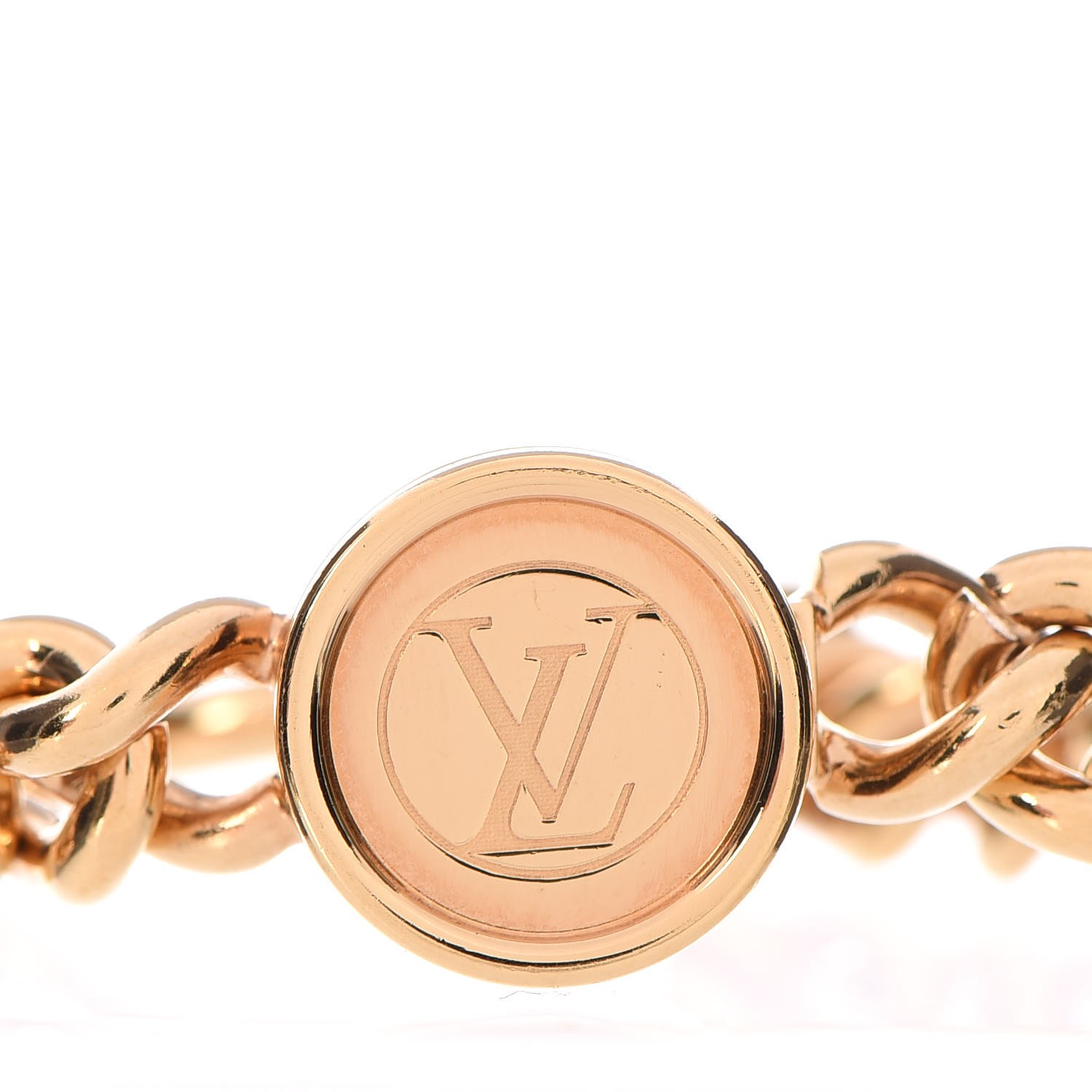 LOUIS VUITTON Chain ID Bracelet Gold 267935