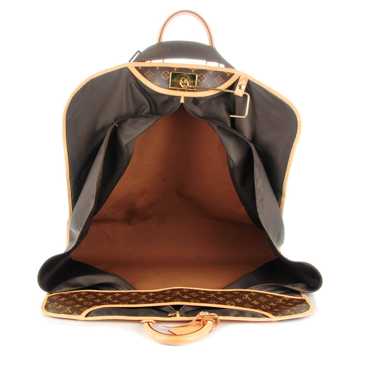 LOUIS VUITTON Monogram Garment Cover 2 Hangers 149443