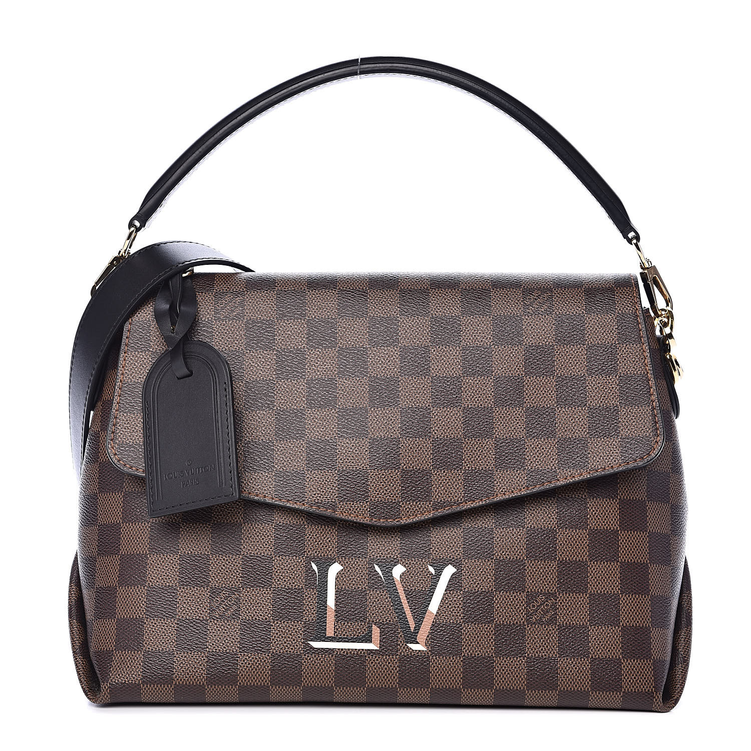 LOUIS VUITTON Damier Ebene Beaubourg MM 516271