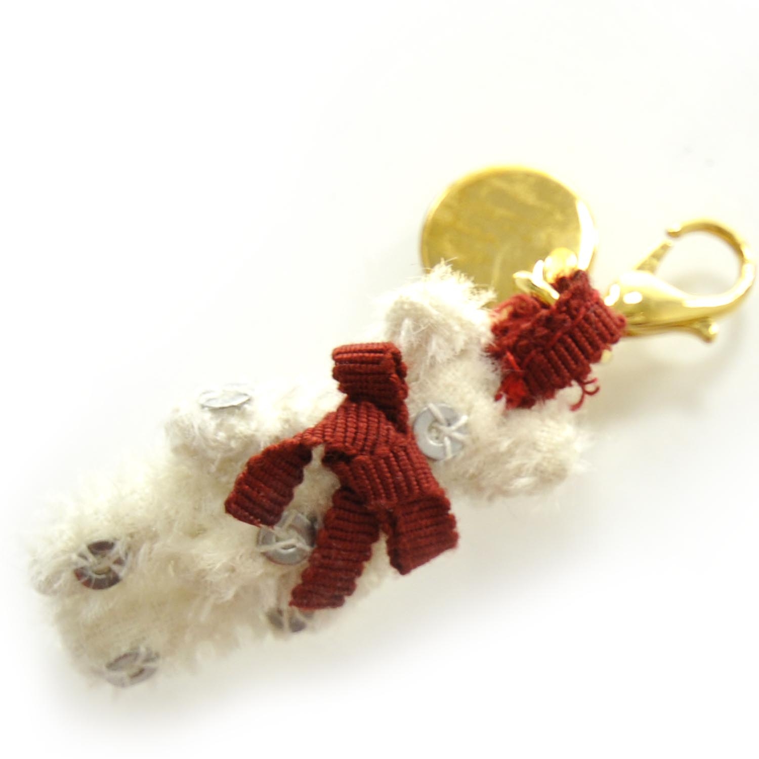 prada teddy bear keychain