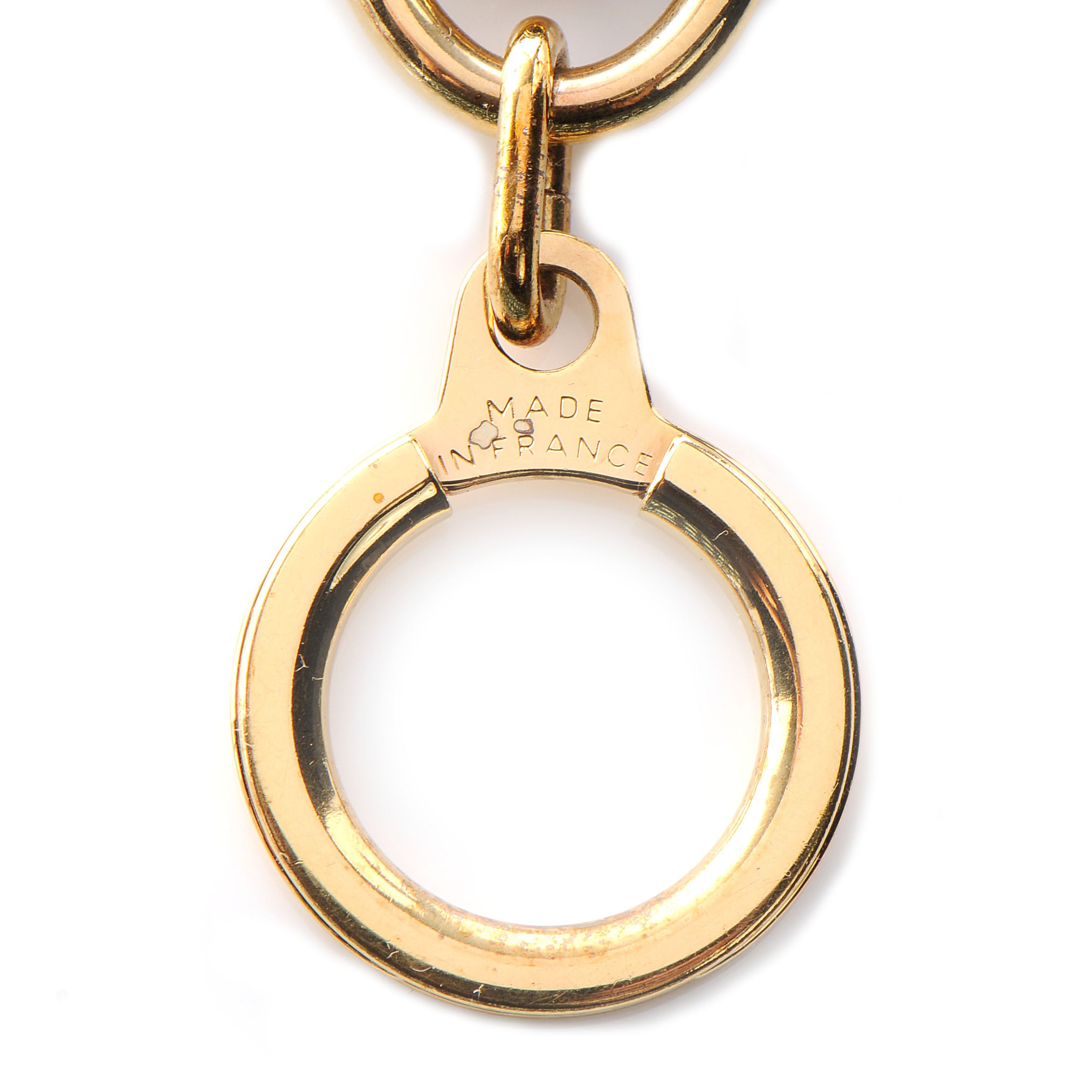 LOUIS VUITTON Pochette Extender Key Ring Gold 56565 FASHIONPHILE