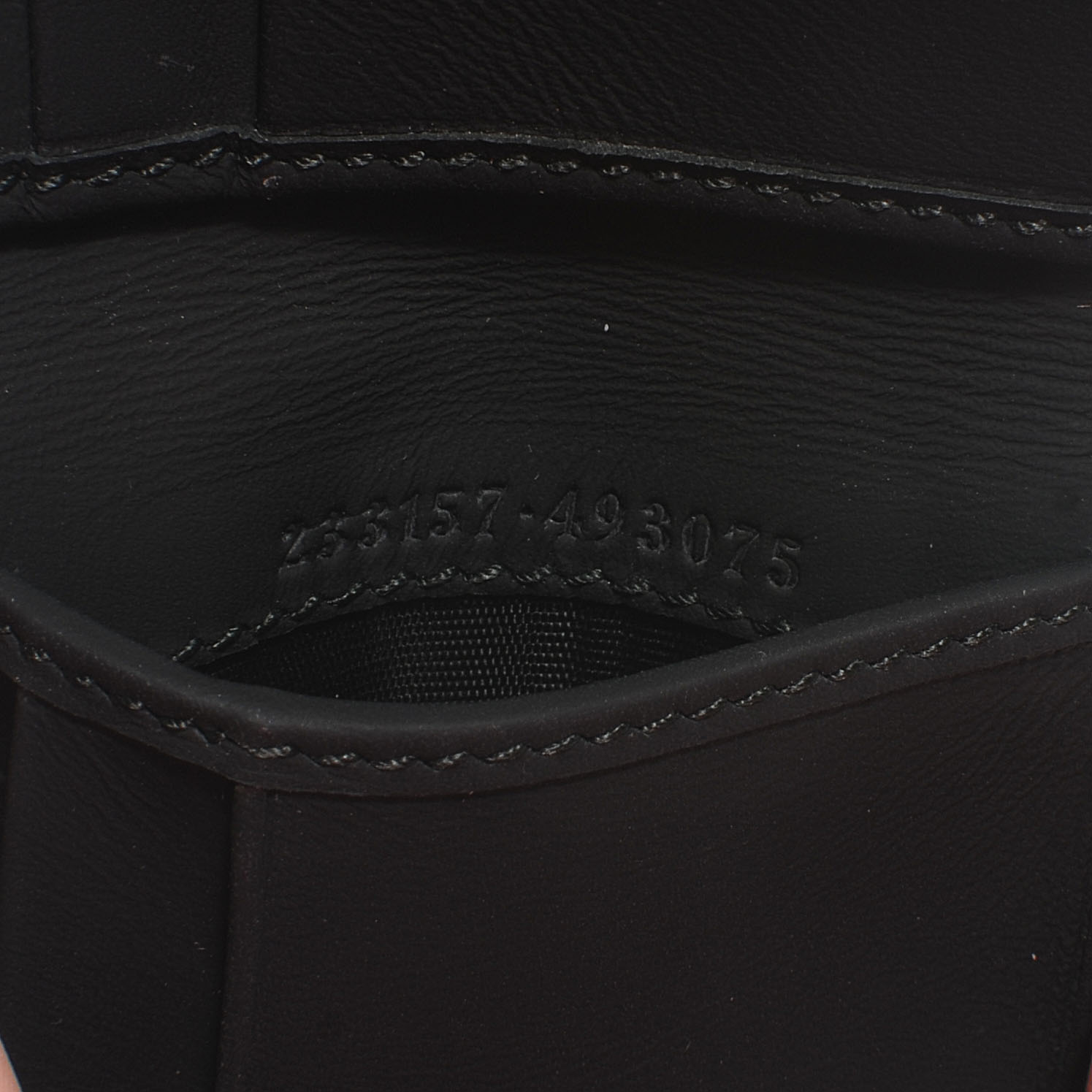GUCCI Guccissima Rubber Mini Bi Fold Wallet Black 54506