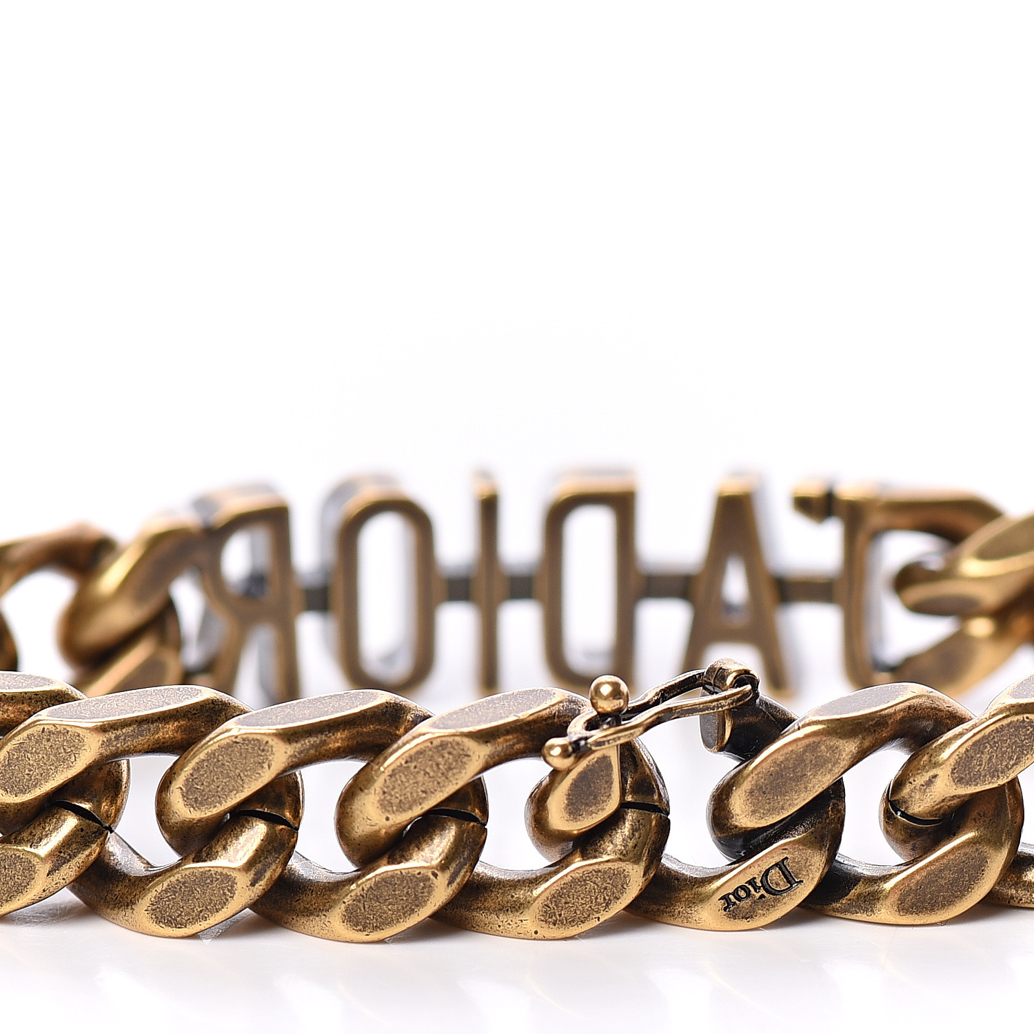 CHRISTIAN DIOR Metal J'Adior Chain Bracelet Gold 559586