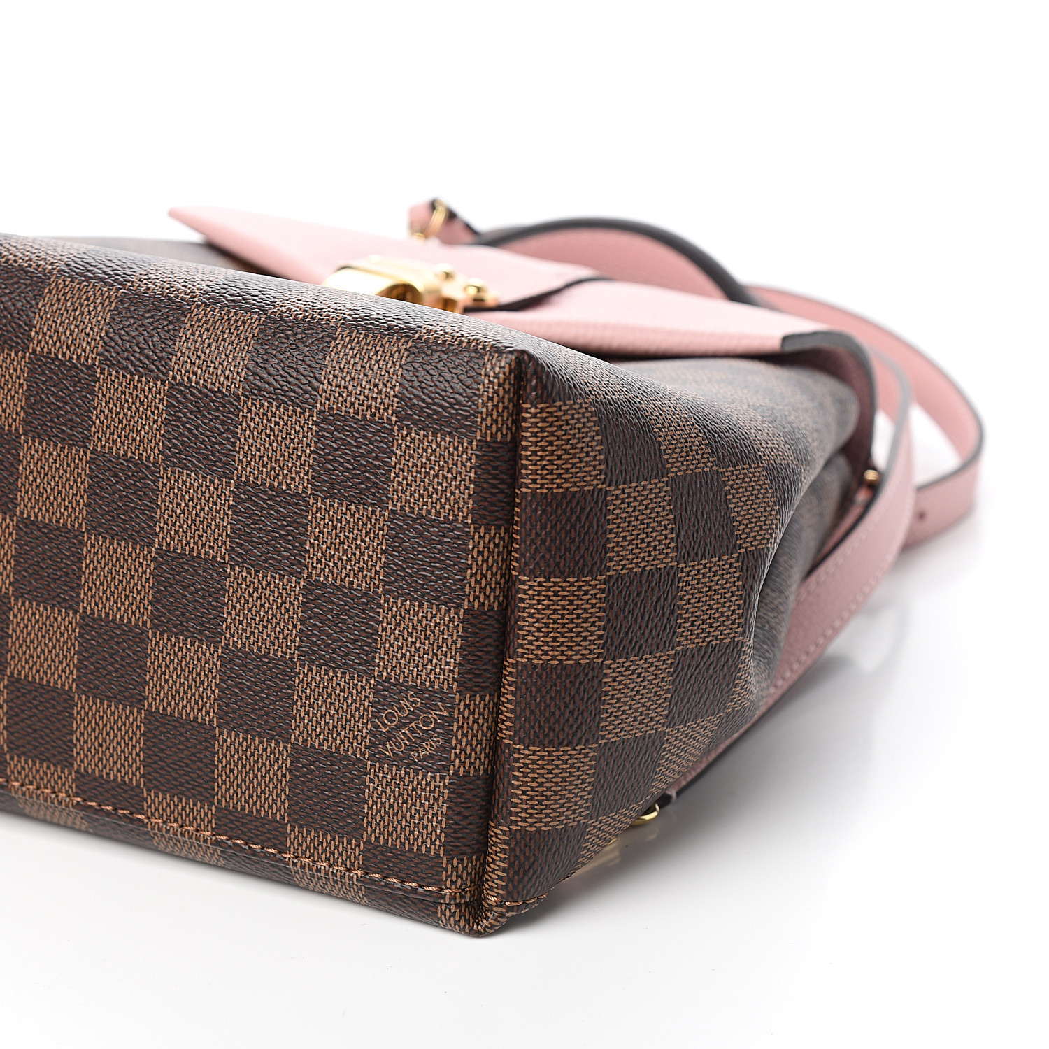 LOUIS VUITTON Damier Ebene Clapton Backpack Magnolia 558593