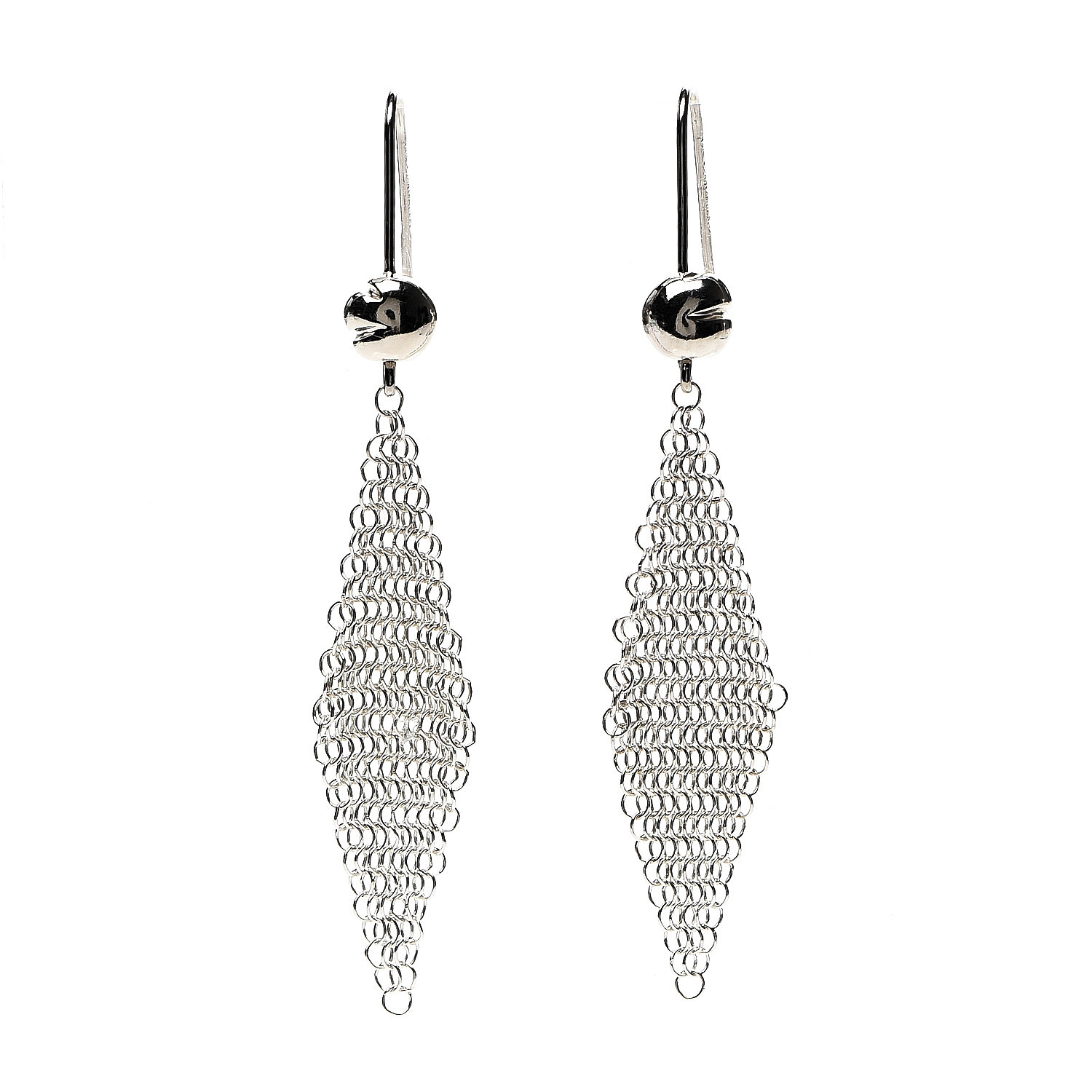 tiffany elsa peretti mesh earrings