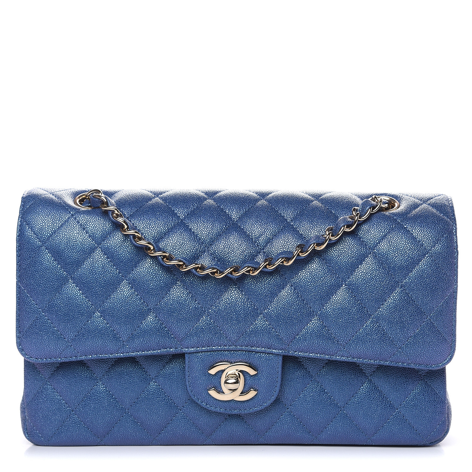dark blue chanel bag