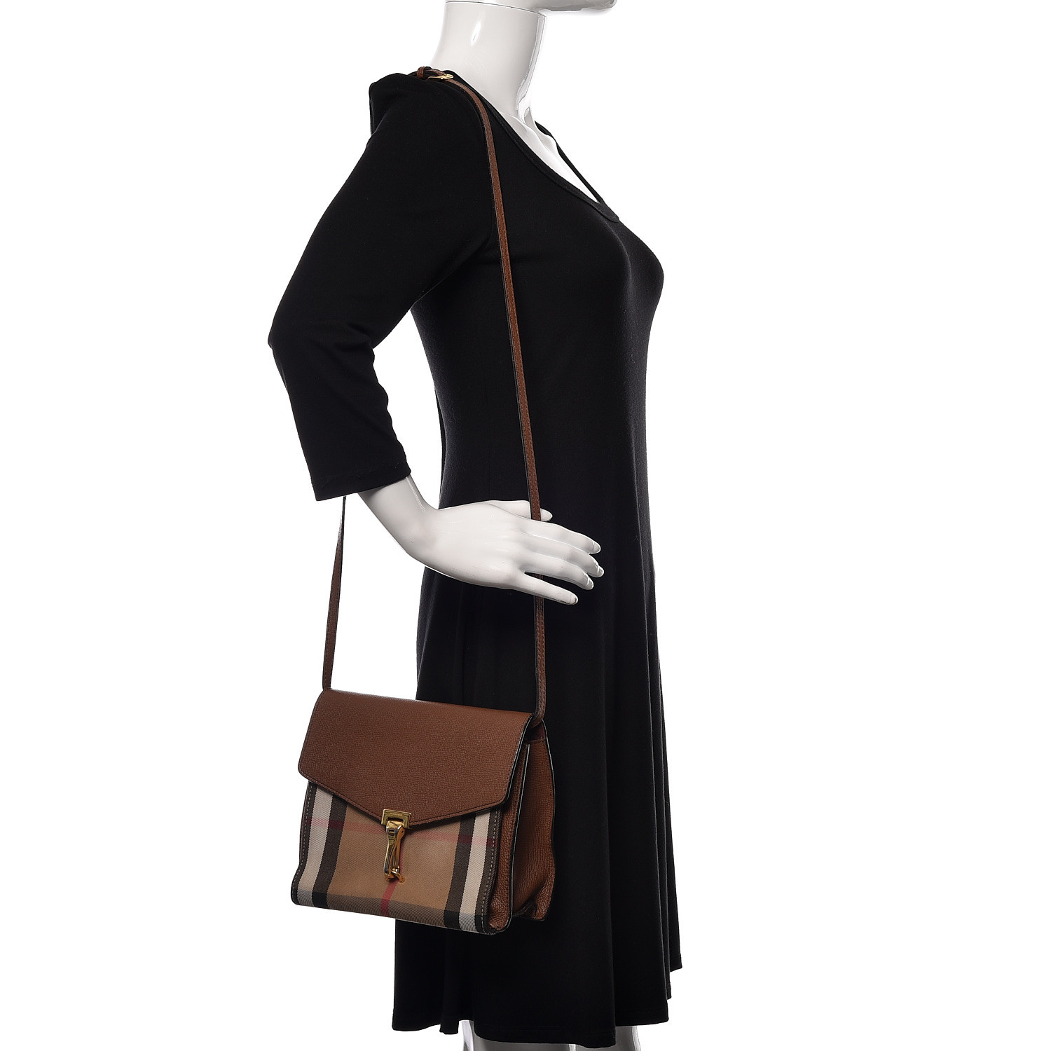 burberry macken house check small crossbody