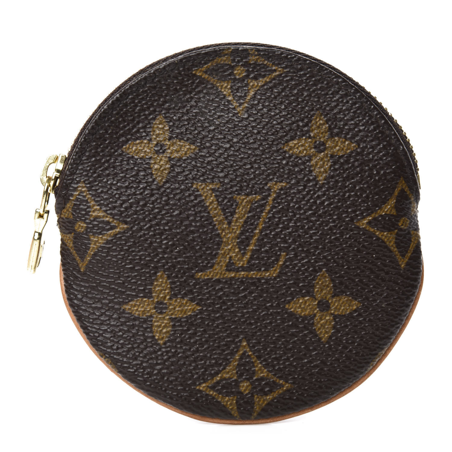 designer round coin purse