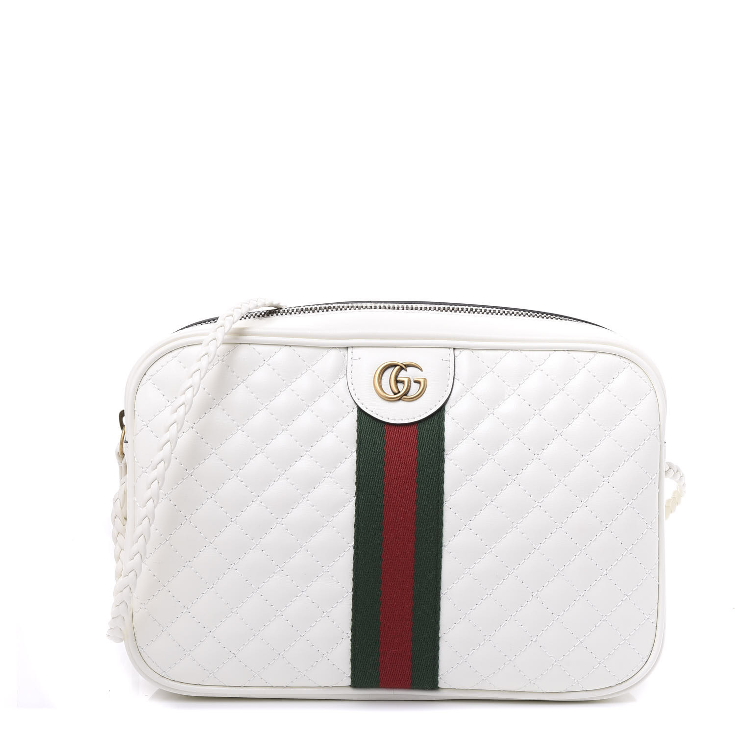 white gucci quilted bag