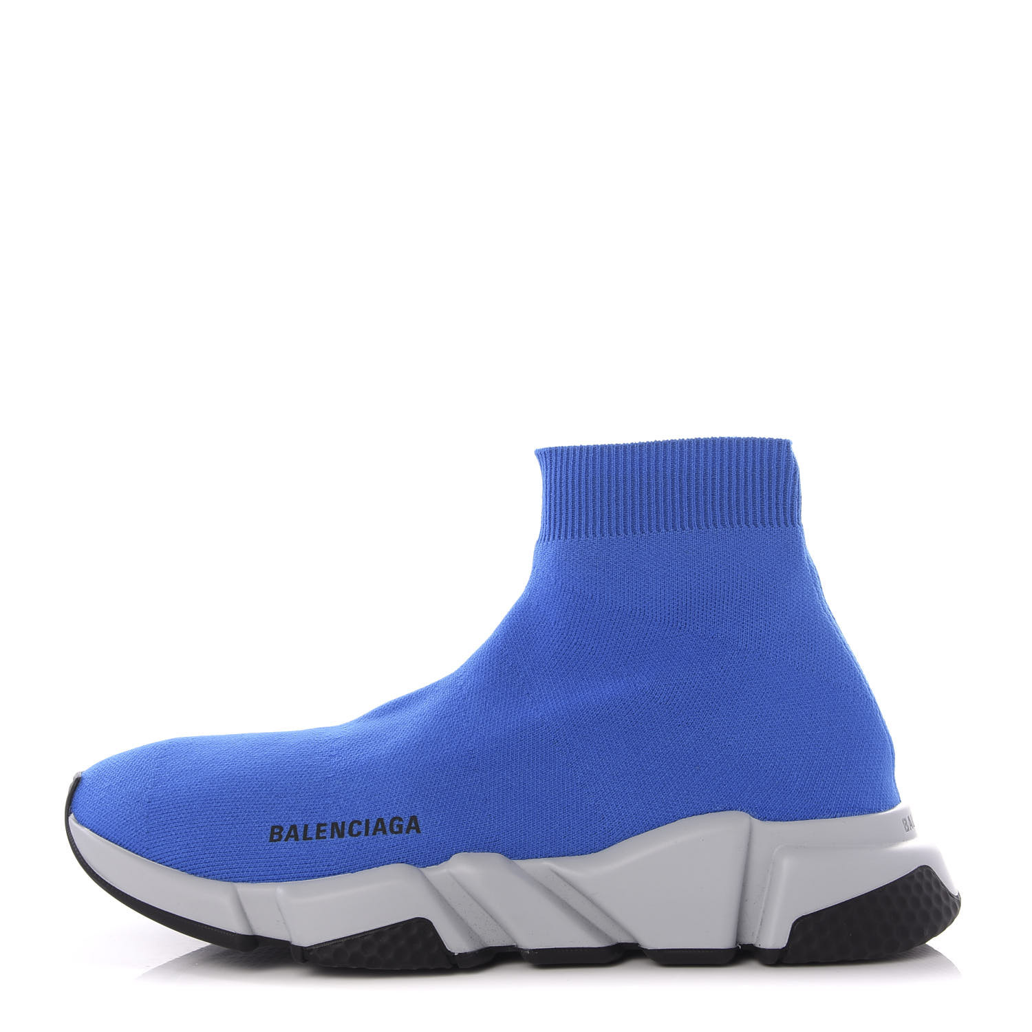 balenciaga speed knit mens blue