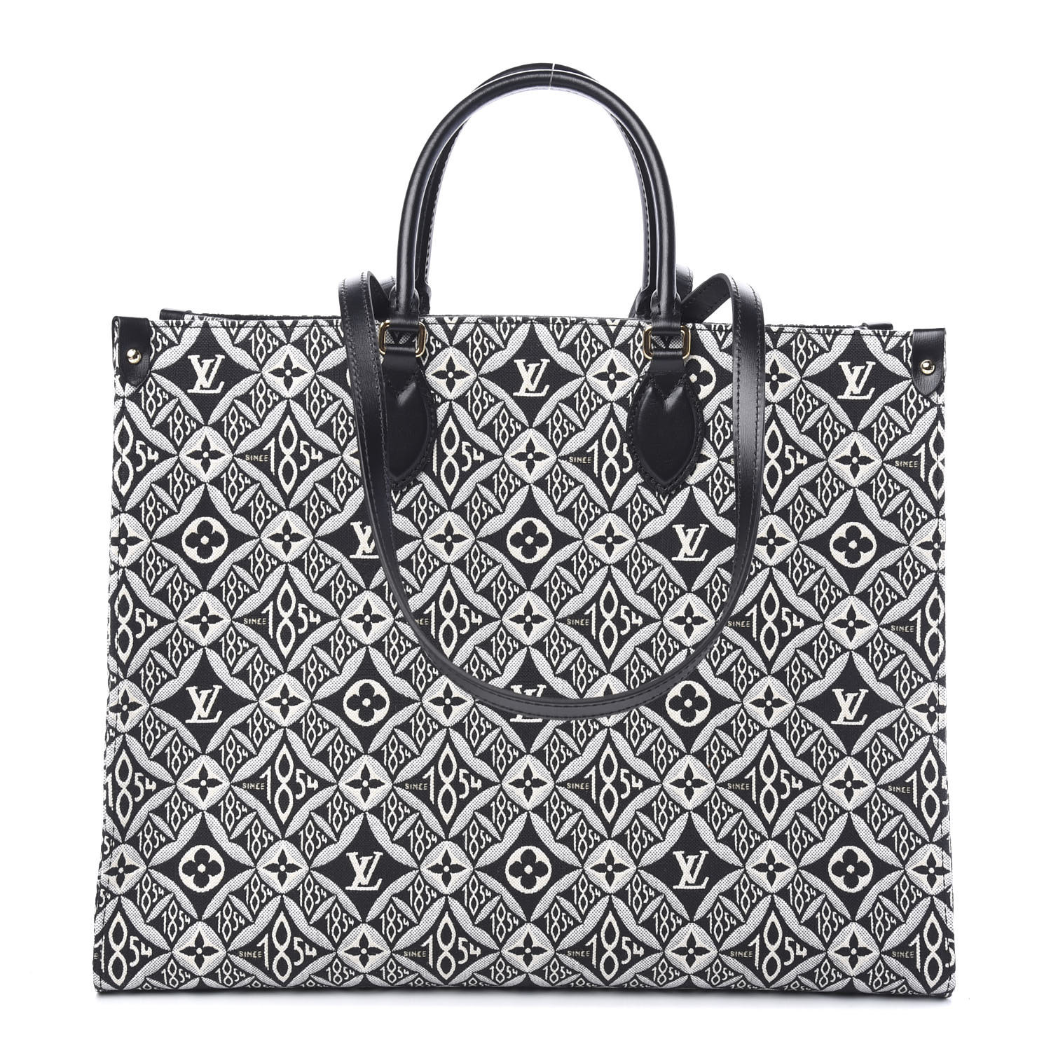 Louis Vuitton Jacquard Since 1854 Onthego Gm Grey Fashionphile